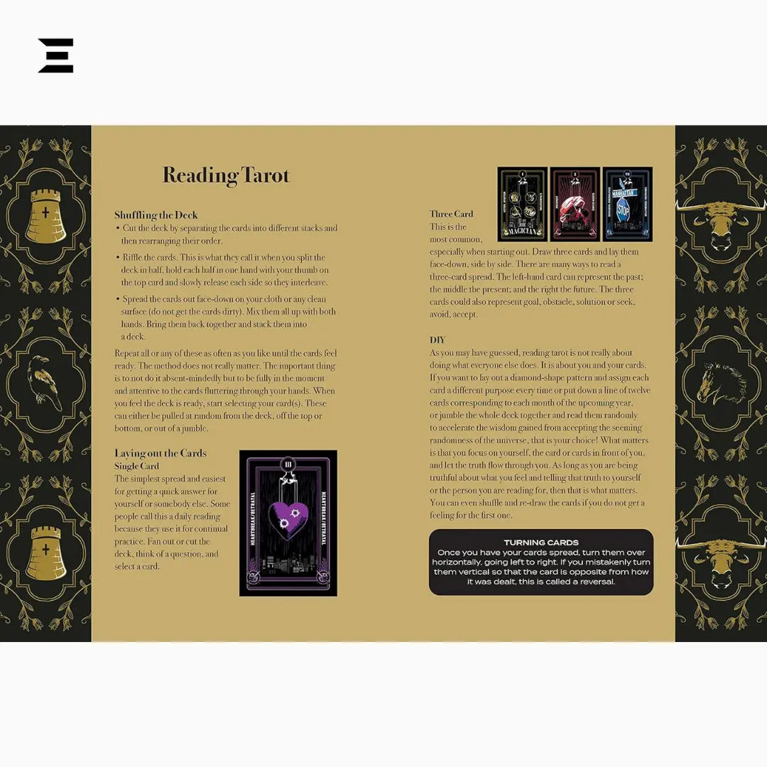 The Godfather Tarot – 78-Card Deck with Companion Book on the Corleone Family IBRELIA