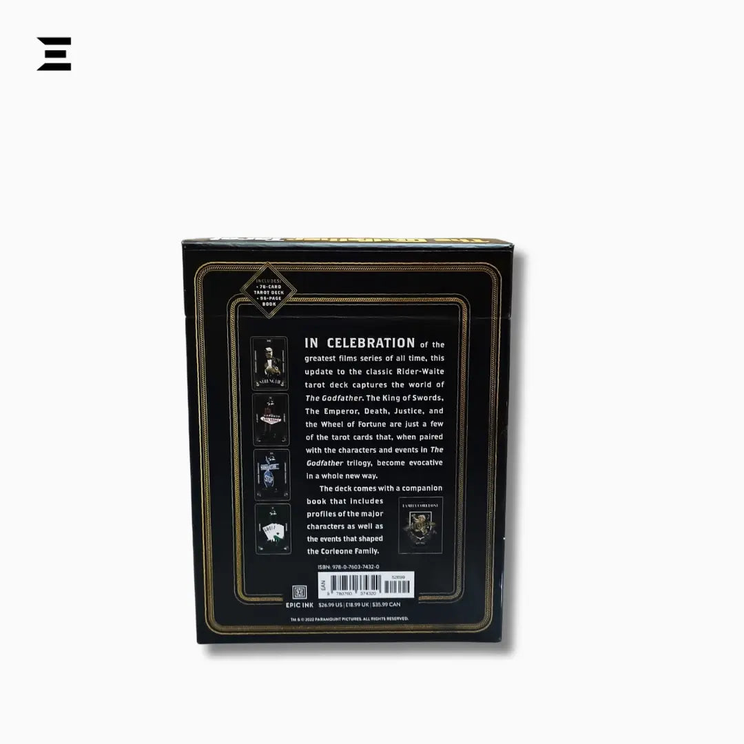 The Godfather Tarot – 78-Card Deck with Companion Book on the Corleone Family IBRELIA