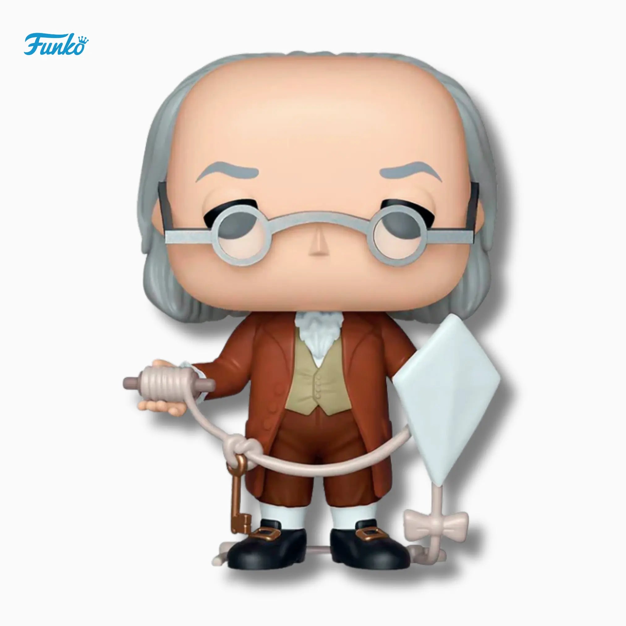 Funko Pop! Icons: Benjamin Franklin 13 – American History Collection (4 - Inch) - IBRELIA