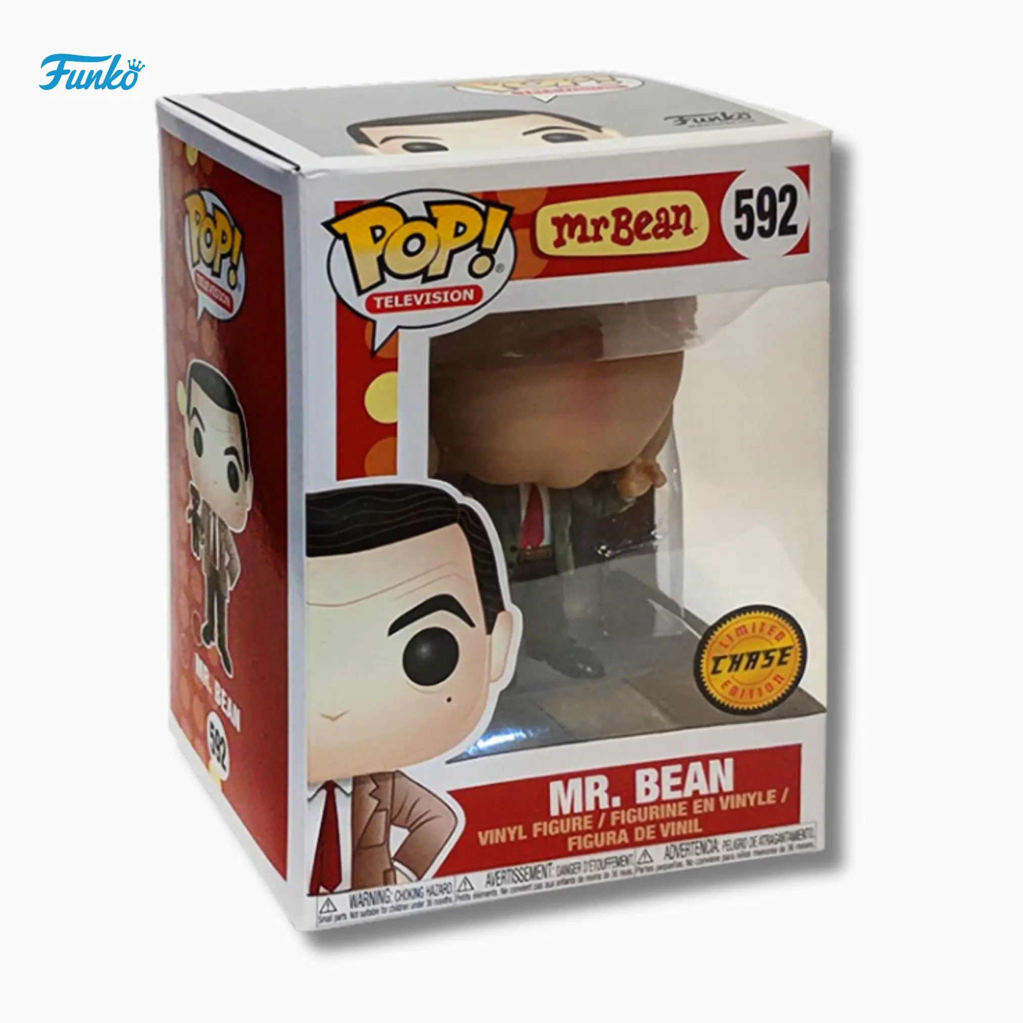Funko Pop! Television: Mr. Bean 592 – Chase Edition Vinyl Figure (4 - Inch) - IBRELIA