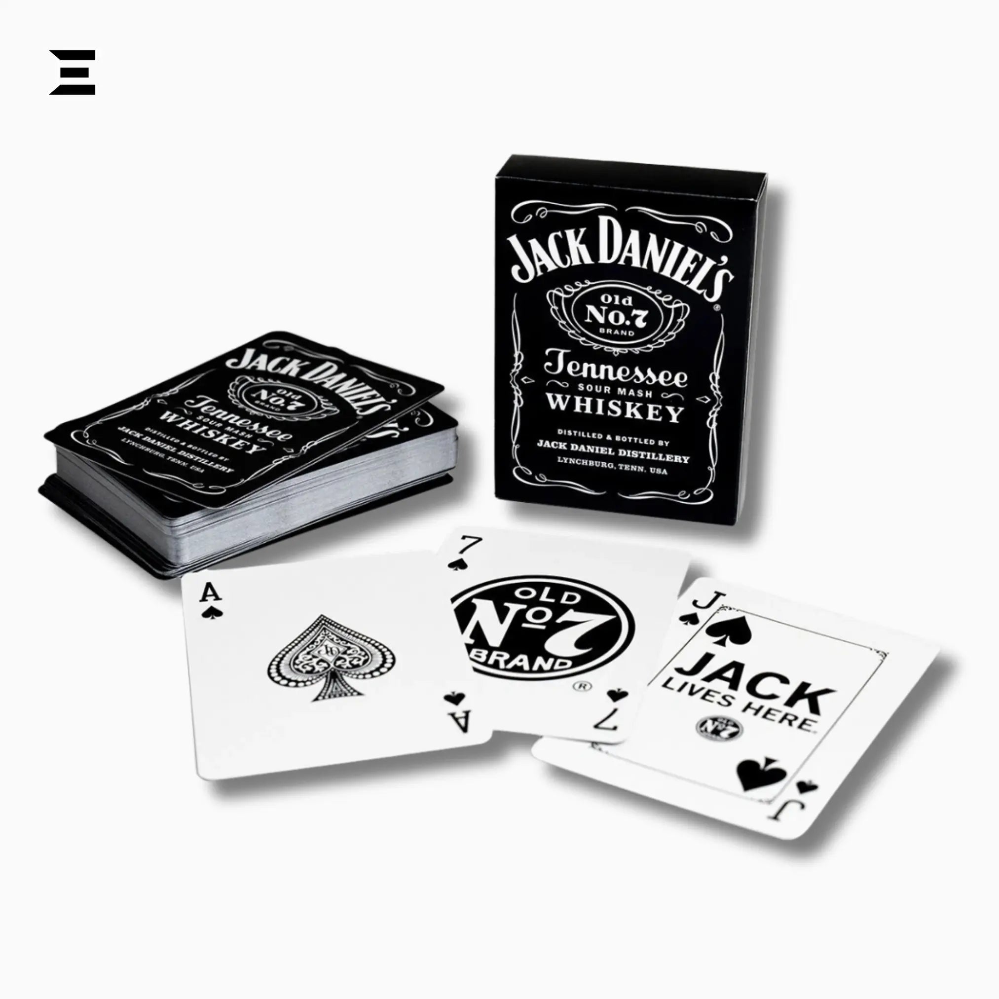 Jack Daniel’s Old No.7 Playing Cards – Silver Tobacco Tin Edition - IBRELIA