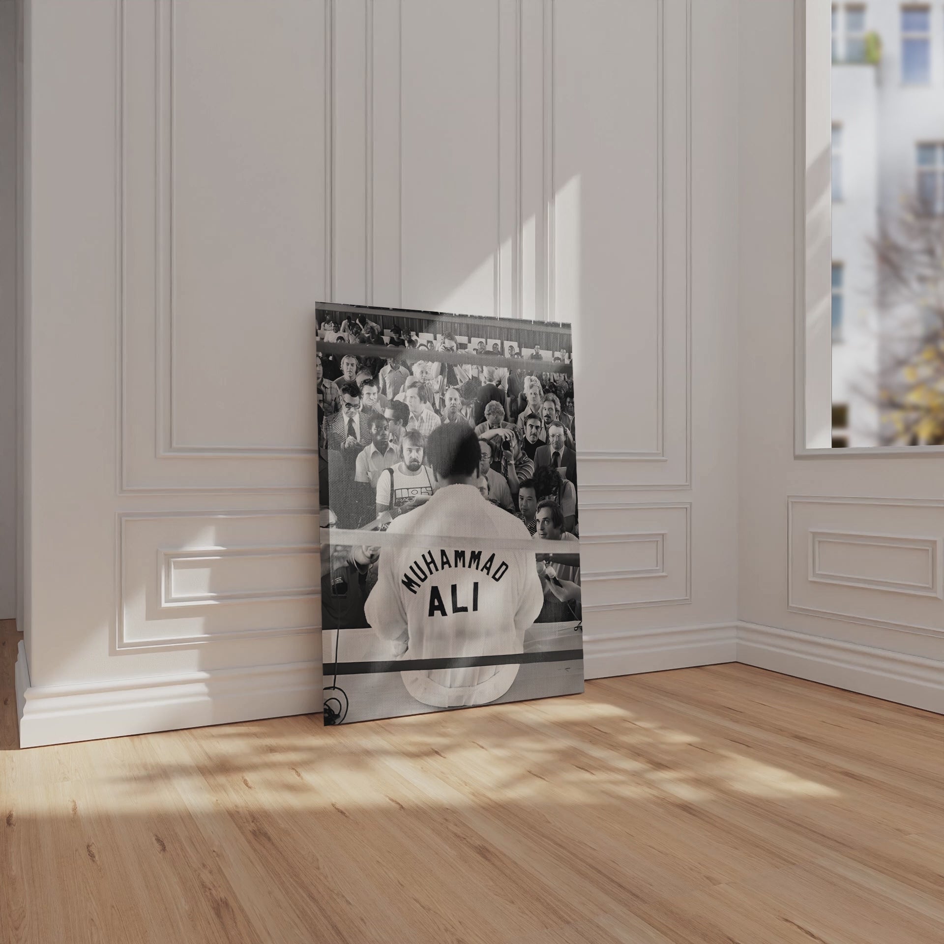 Muhammad Ali The Champion – 4K Ultra Wrap Frame Wall Art in Pakistan | IBRELIA™