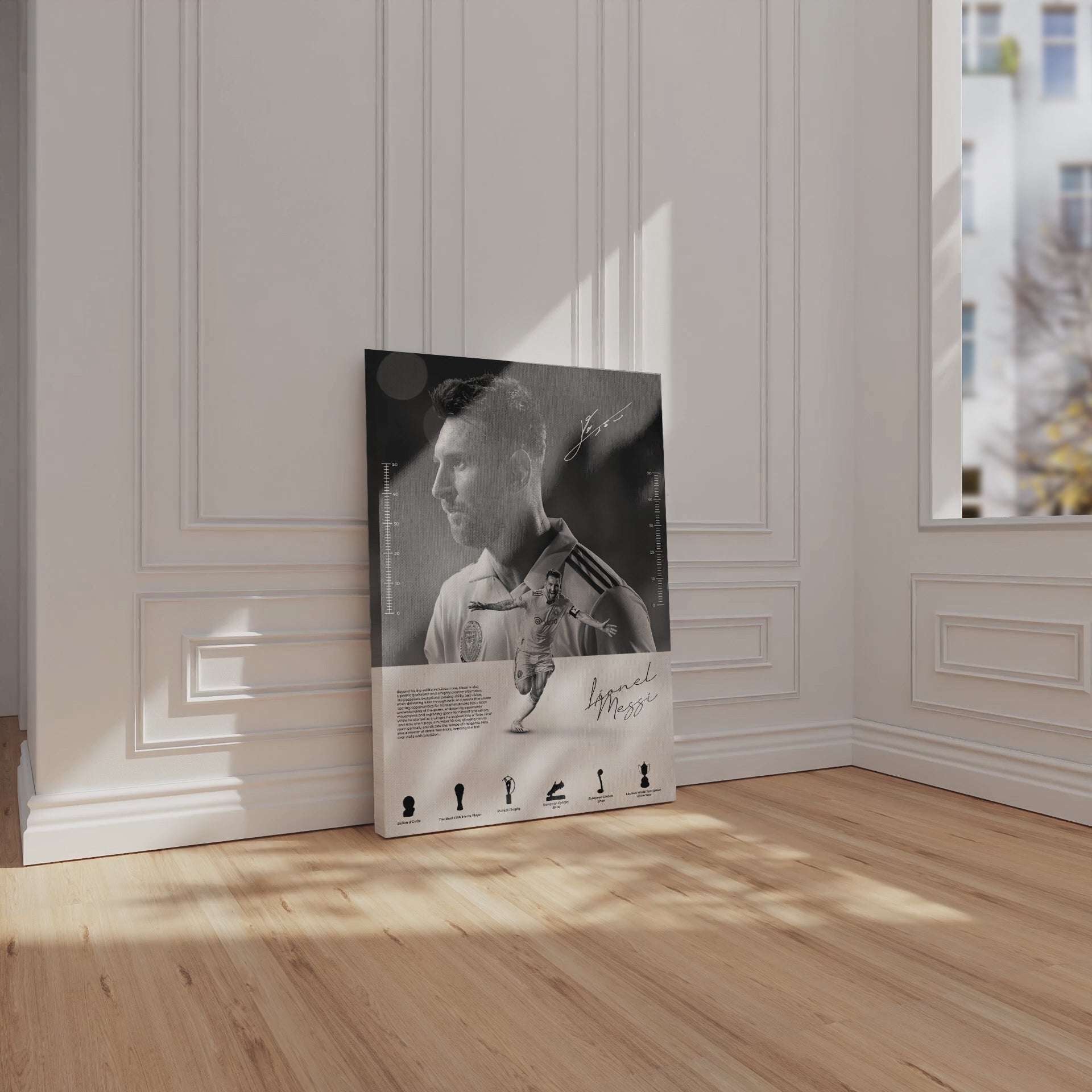 Lionel Messi – The Legend 4K Ultra Wrap Frame Wall Art in Pakistan | IBRELIA™