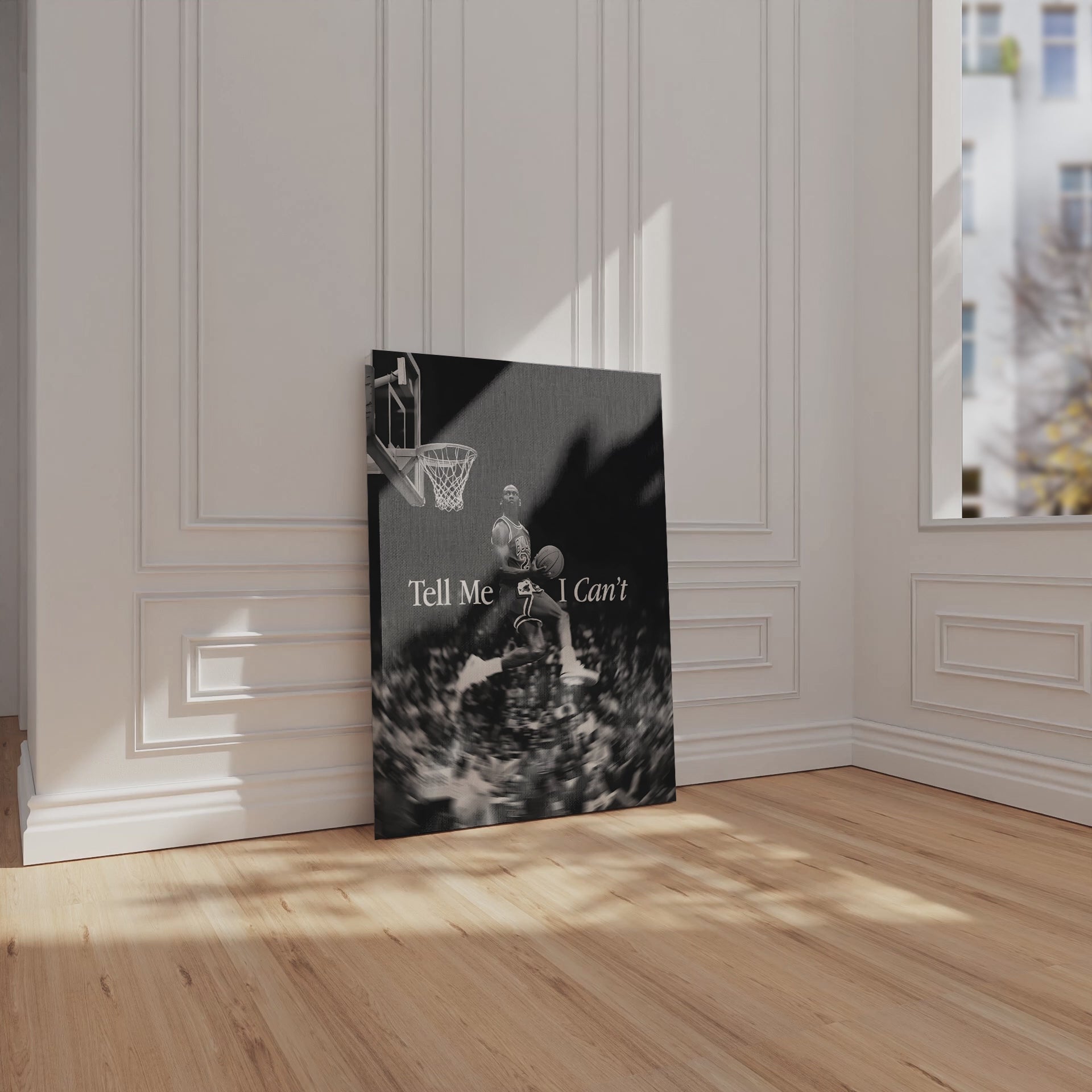 Michael Jordan “Tell Me I Can’t” – 4K Ultra Wrap Frame Wall Art in Pakistan | IBRELIA™