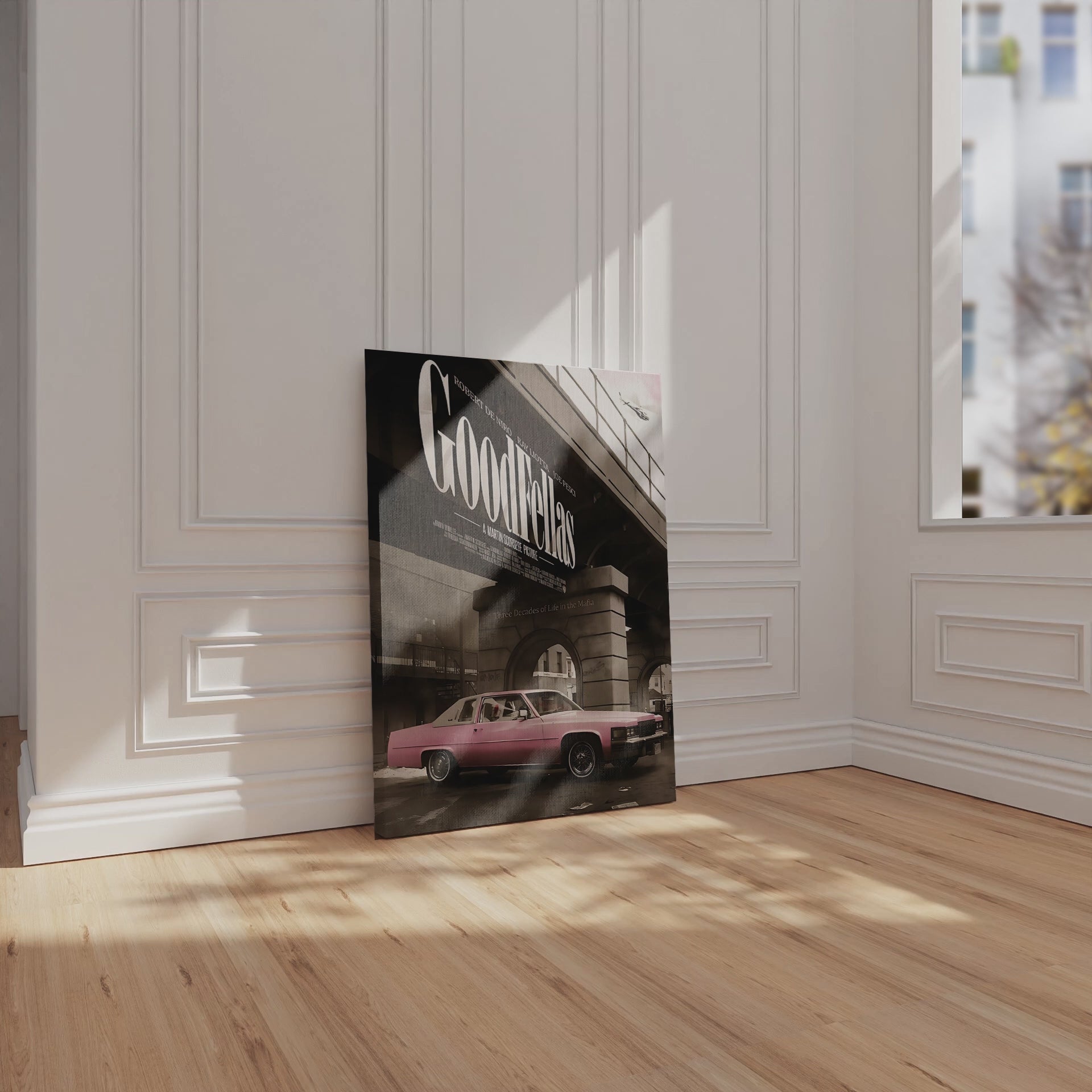 Goodfellas – Pink Cadillac Edition 4K Ultra Wrap Frame Wall Art in Pakistan | IBRELIA™