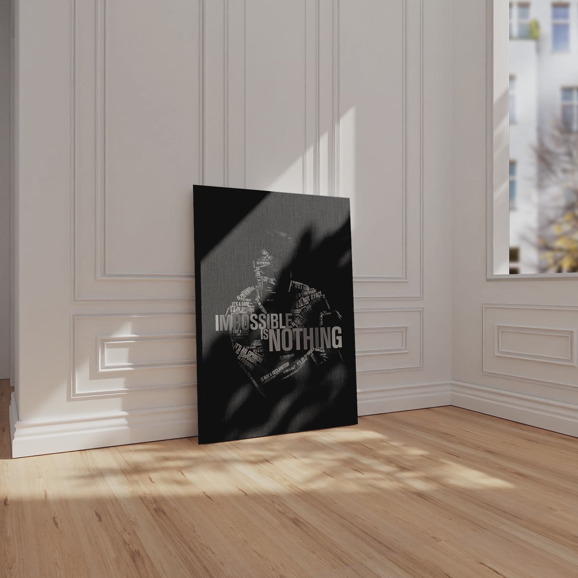 Muhammad Ali – Impossible Is Nothing 4K Ultra Wrap Frame Wall Art in Pakistan | IBRELIA™