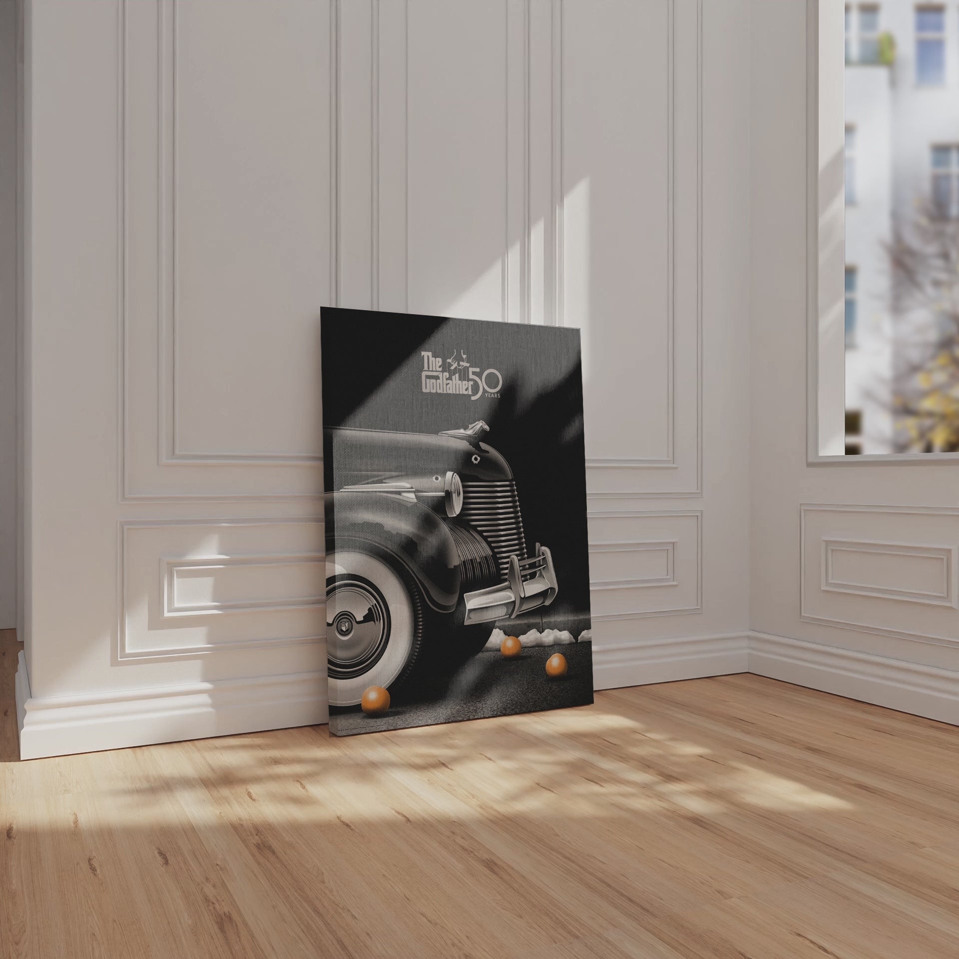 The Godfather 50th Anniversary – Classic Car Edition 4K Ultra Wrap Frame Wall Art in Pakistan | IBRELIA™