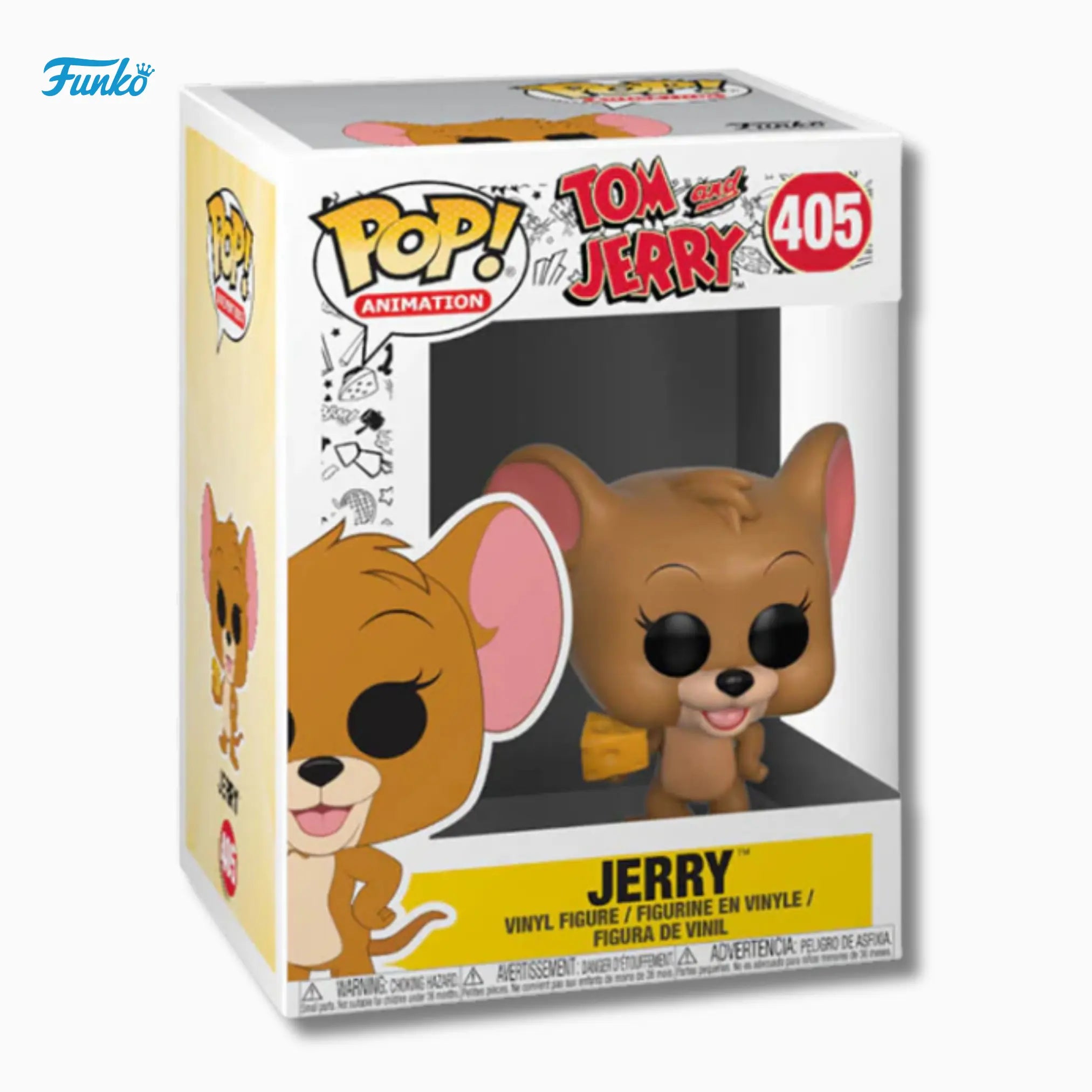 Funko Pop! Animation: Tom and Jerry – Jerry 405 (4 - Inch Vinyl Figure) - IBRELIA