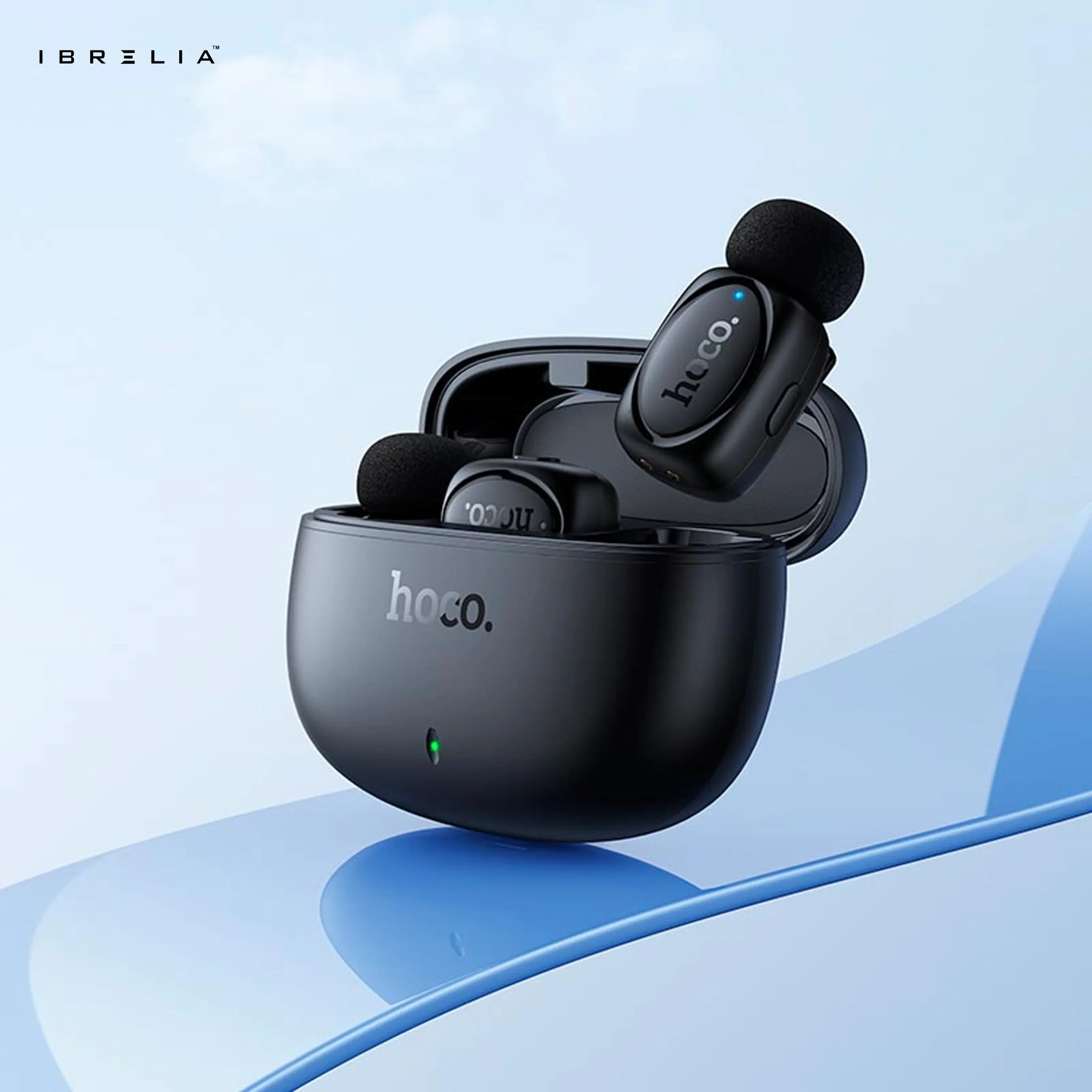 HOCO L19 Dual-Mic Wireless Mini Digital Microphone (Type-C + Lightning Adapter) | IBRELIA™ IBRELIA