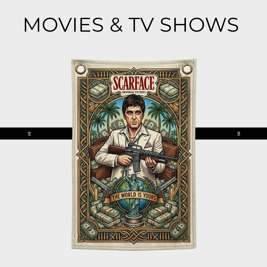 movies and tv shows tapestries