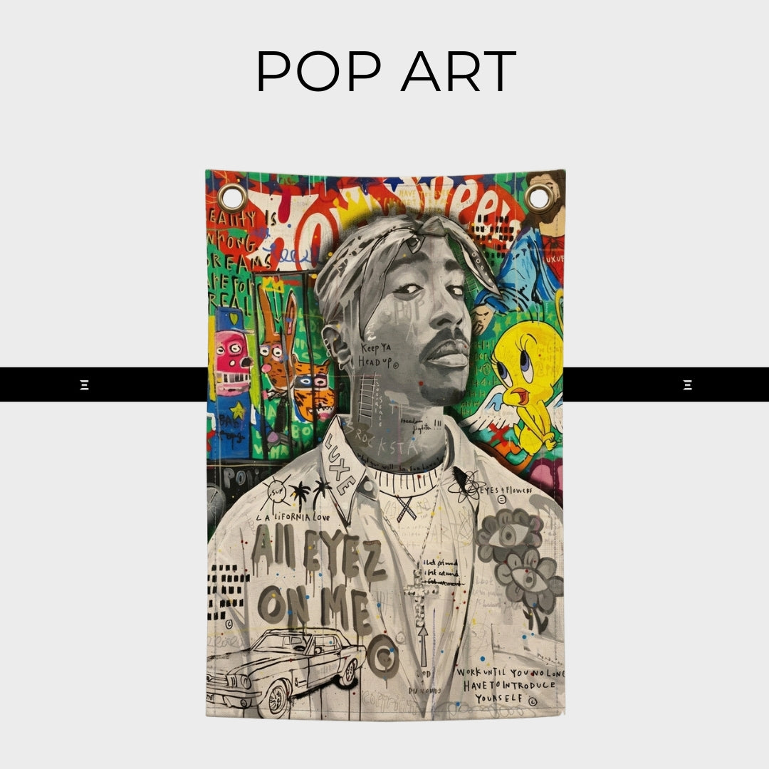 pop art tapestries