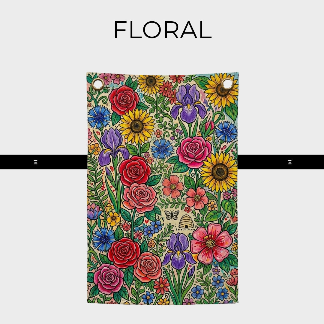 floral tapestries