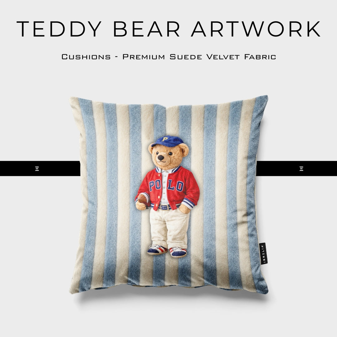 Teddy Bear Artwork - Cushions