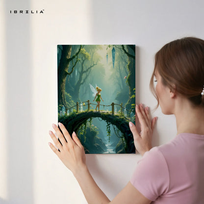Enchanted Forest Fairy Wall Art – Magical Nature Fantasy Canvas Frame | Dreamy Aesthetic Decor Pakistan | IBRELIA™ IBRELIA