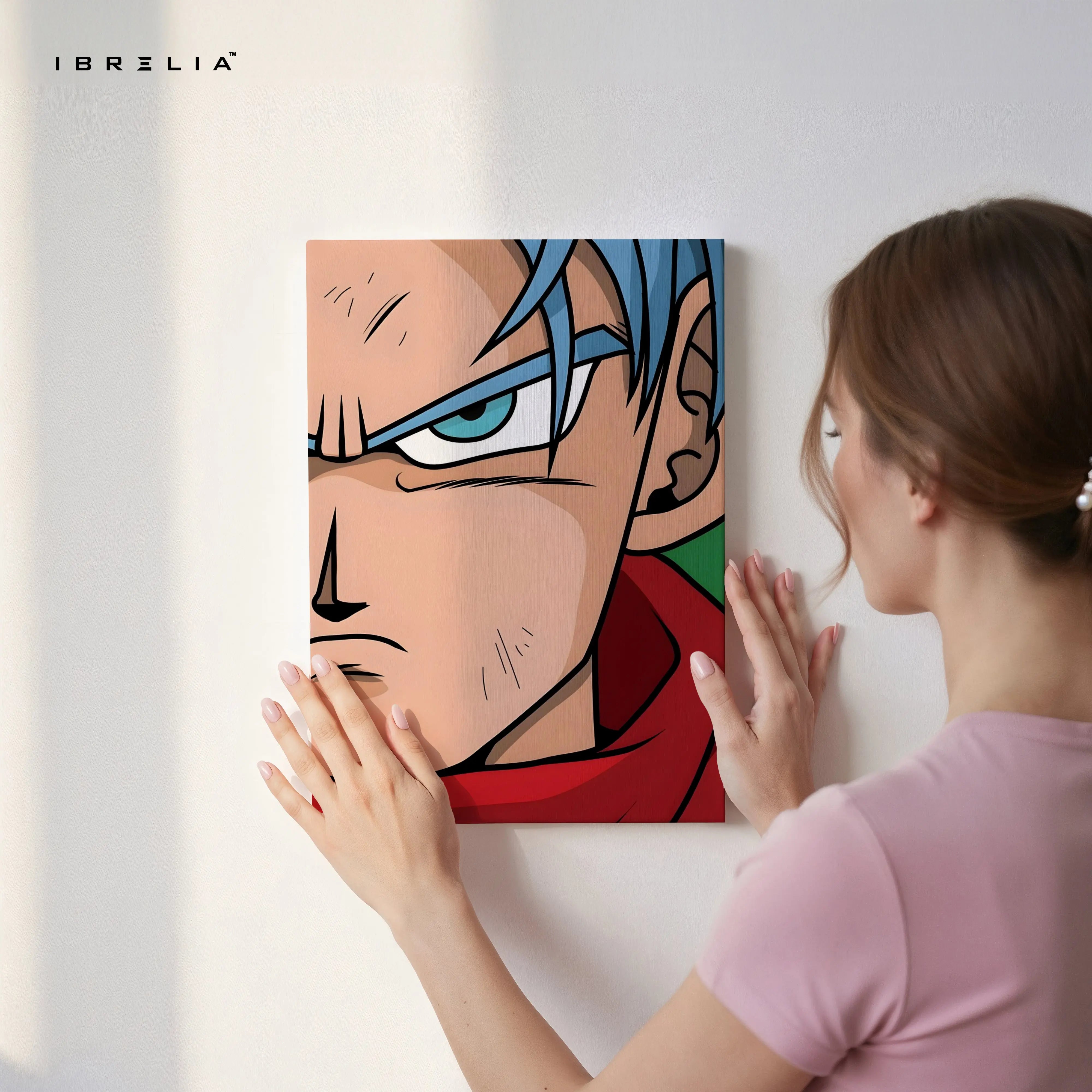 Trunks Anime Wall Art – Dragon Ball Canvas Frame | Future Trunks Poster Pakistan | IBRELIA™ IBRELIA