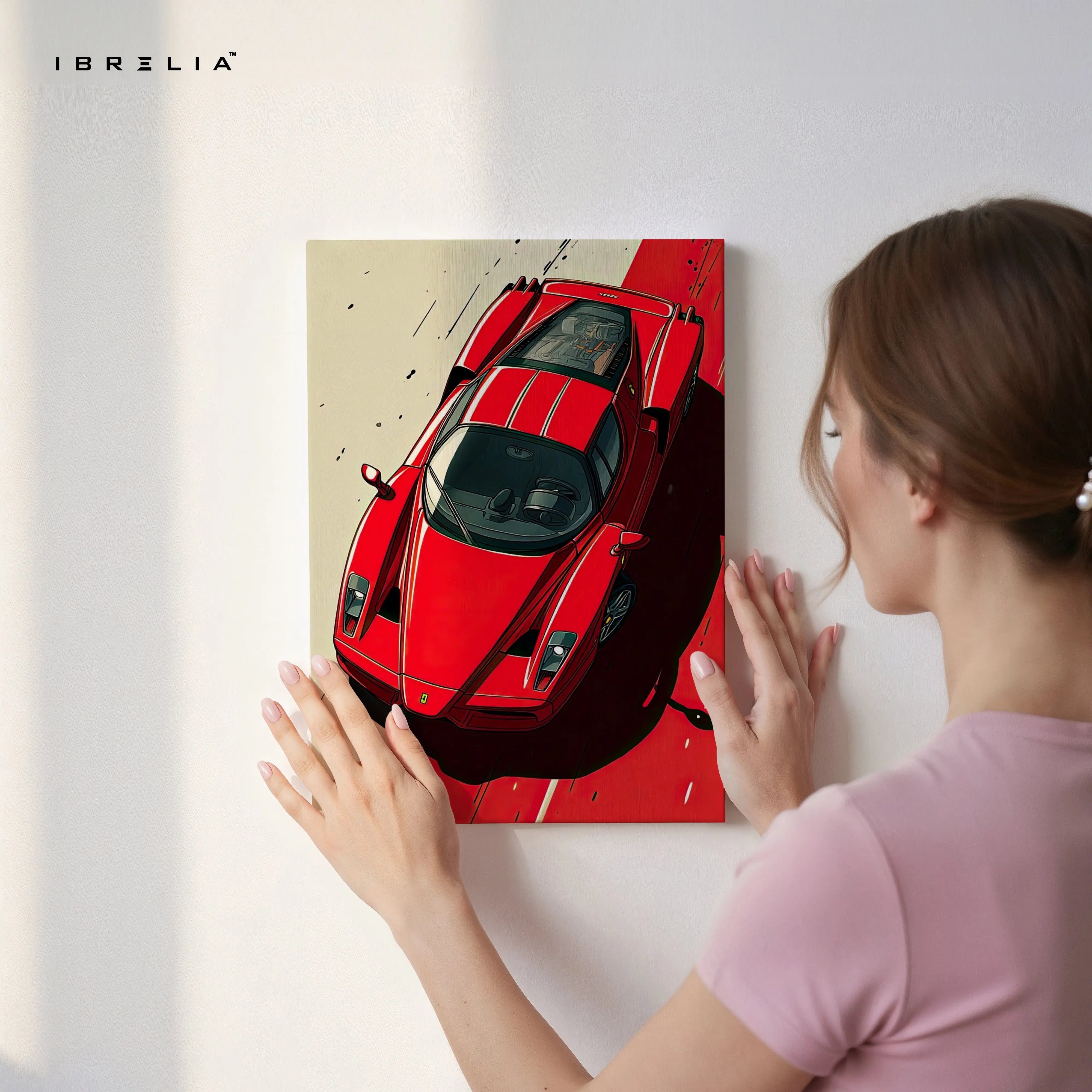Ferrari Enzo Wall Art – Supercar Canvas Pakistan | IBRELIA™