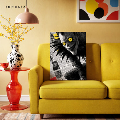 Ryuk Death Note Wall Art – Dark Anime Canvas Frame | Shinigami Poster Pakistan | IBRELIA™ IBRELIA