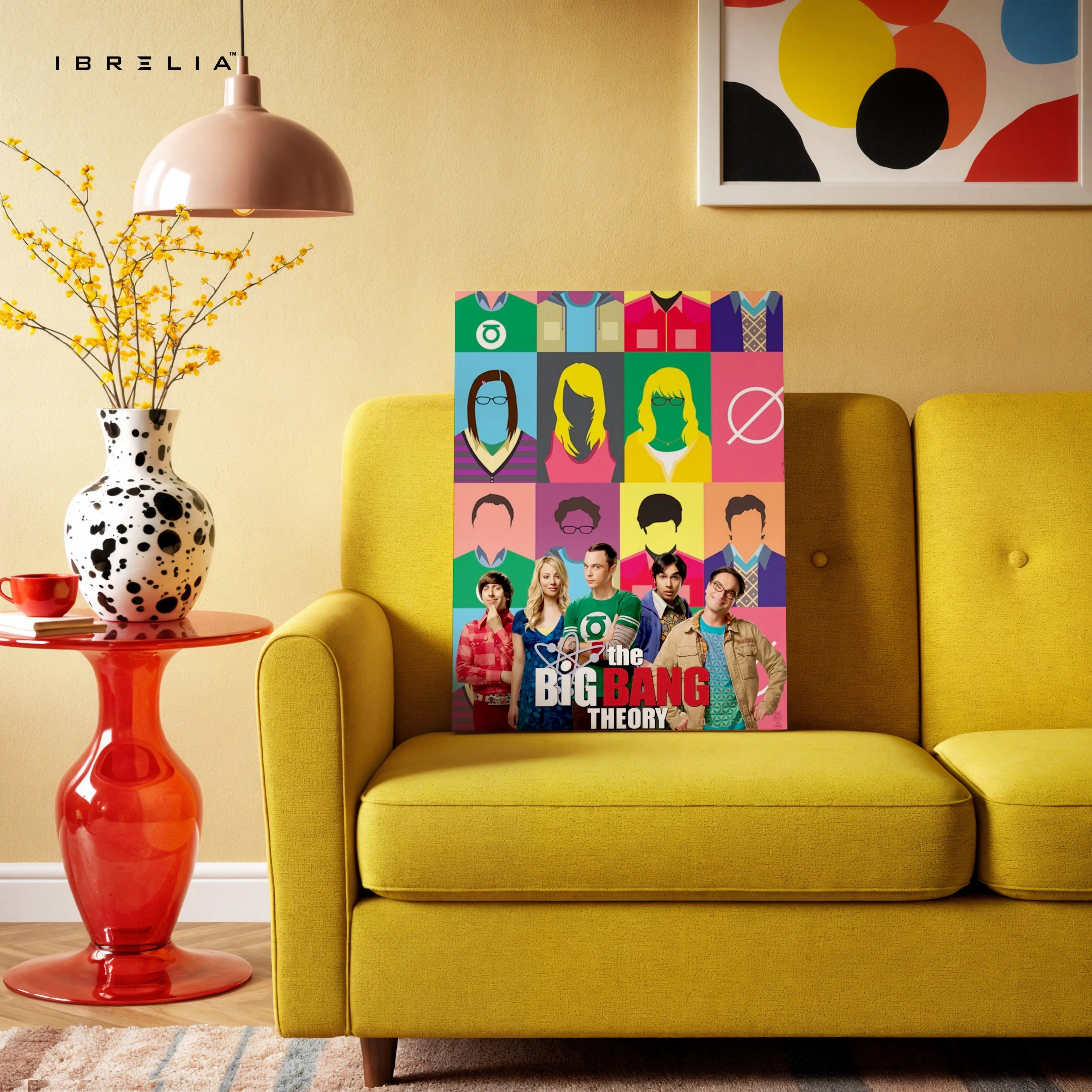 The Big Bang Theory Wall Art – Sitcom Characters Canvas Frame | Pop Culture Poster Pakistan | IBRELIA™ IBRELIA