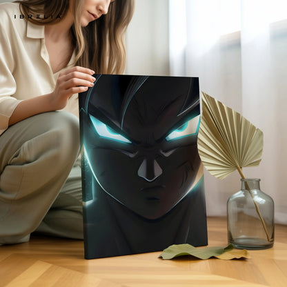 Vegeta Ultra Ego Wall Art – Dragon Ball Anime Canvas Frame | Saiyan Power Poster Pakistan | IBRELIA™ IBRELIA