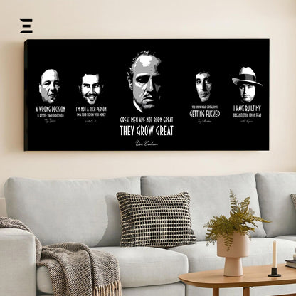 Ultra Wide Wall Art – The Godfather Mafia Legends | IBRELIA™