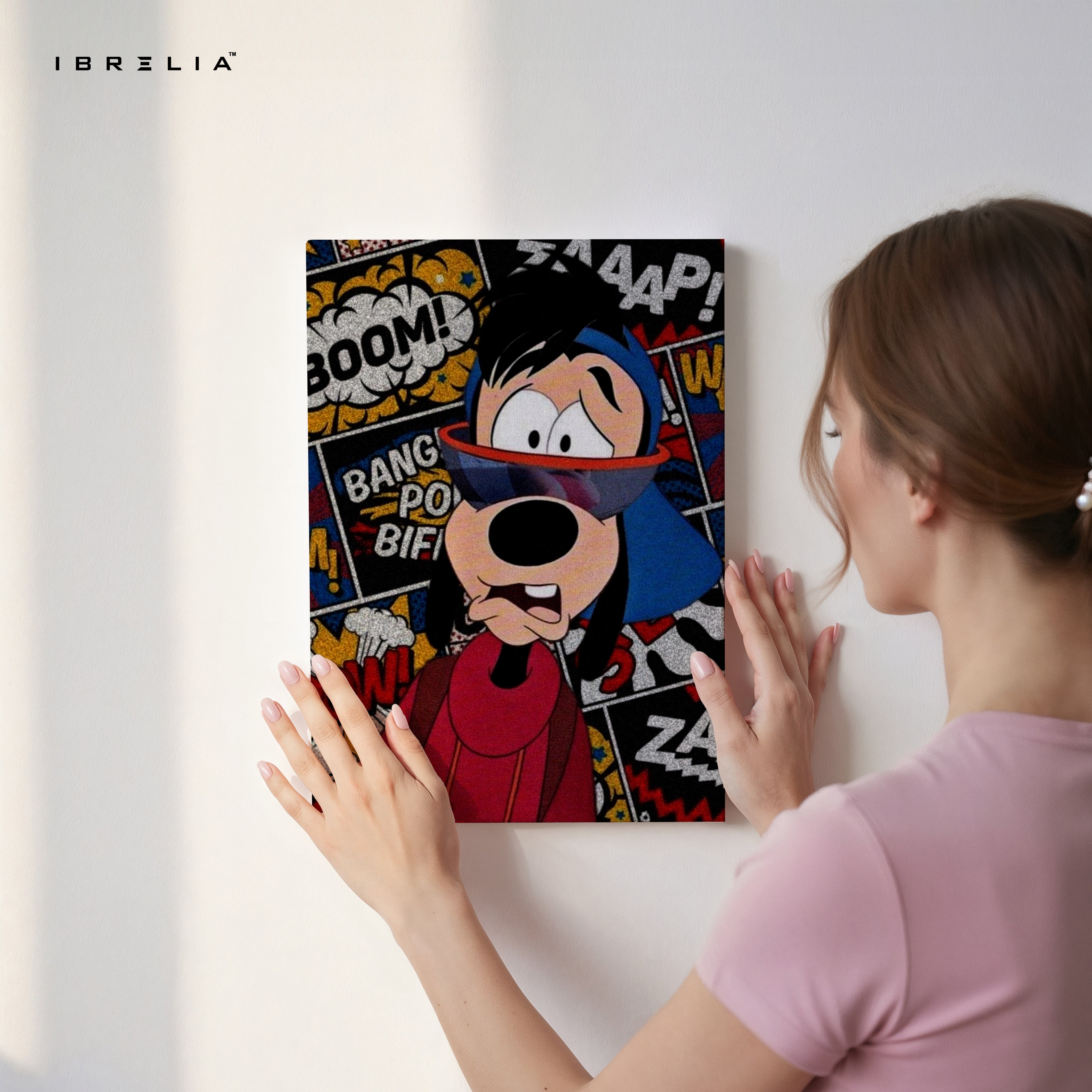 Street Pop Goofy – Comic Graffiti Character Art | 4K Ultra Wrap Frame Wall Art in Pakistan | IBRELIA™