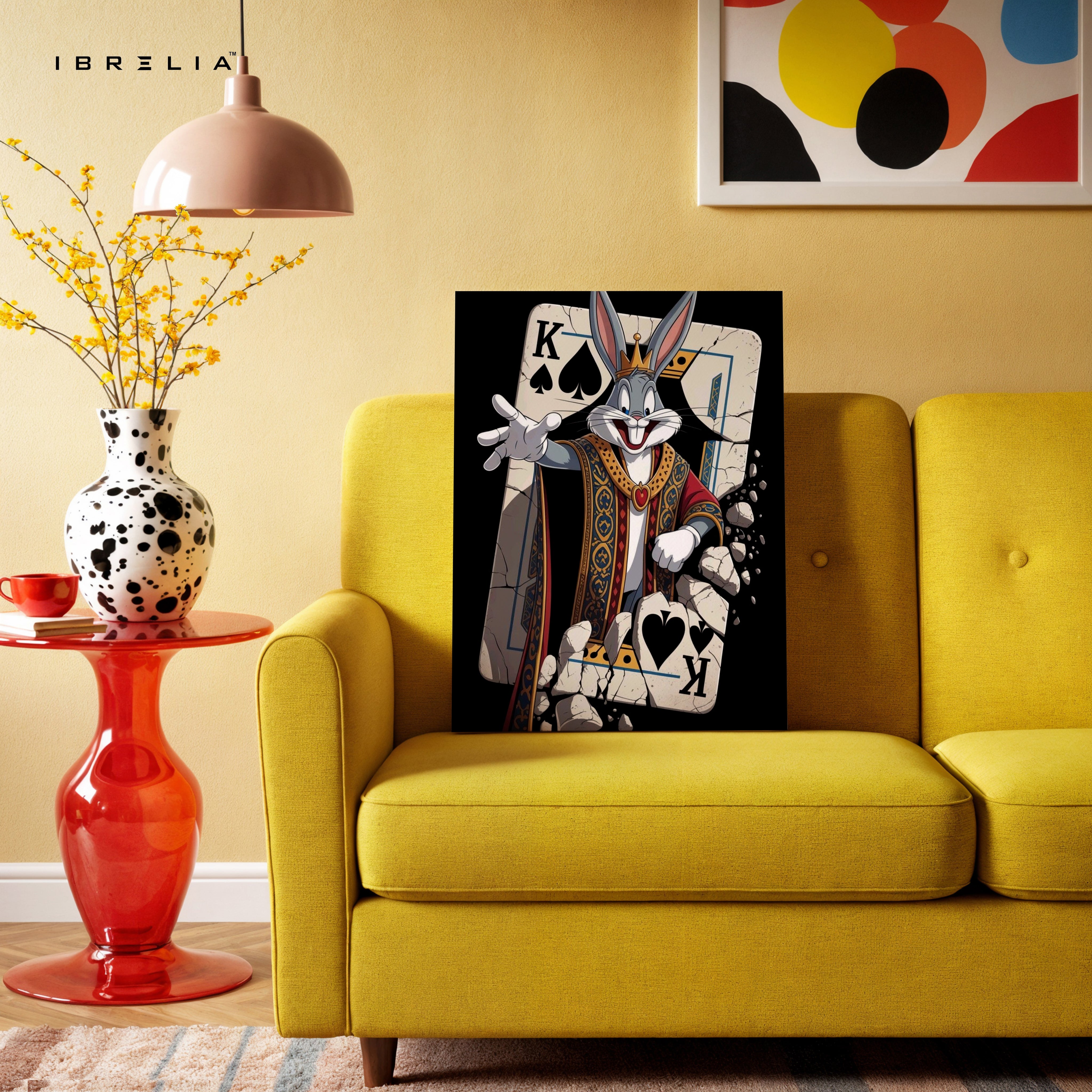 Bugs Bunny King of Spades Art – 4K Ultra Wrap Frame Wall Art in Pakistan | IBRELIA™