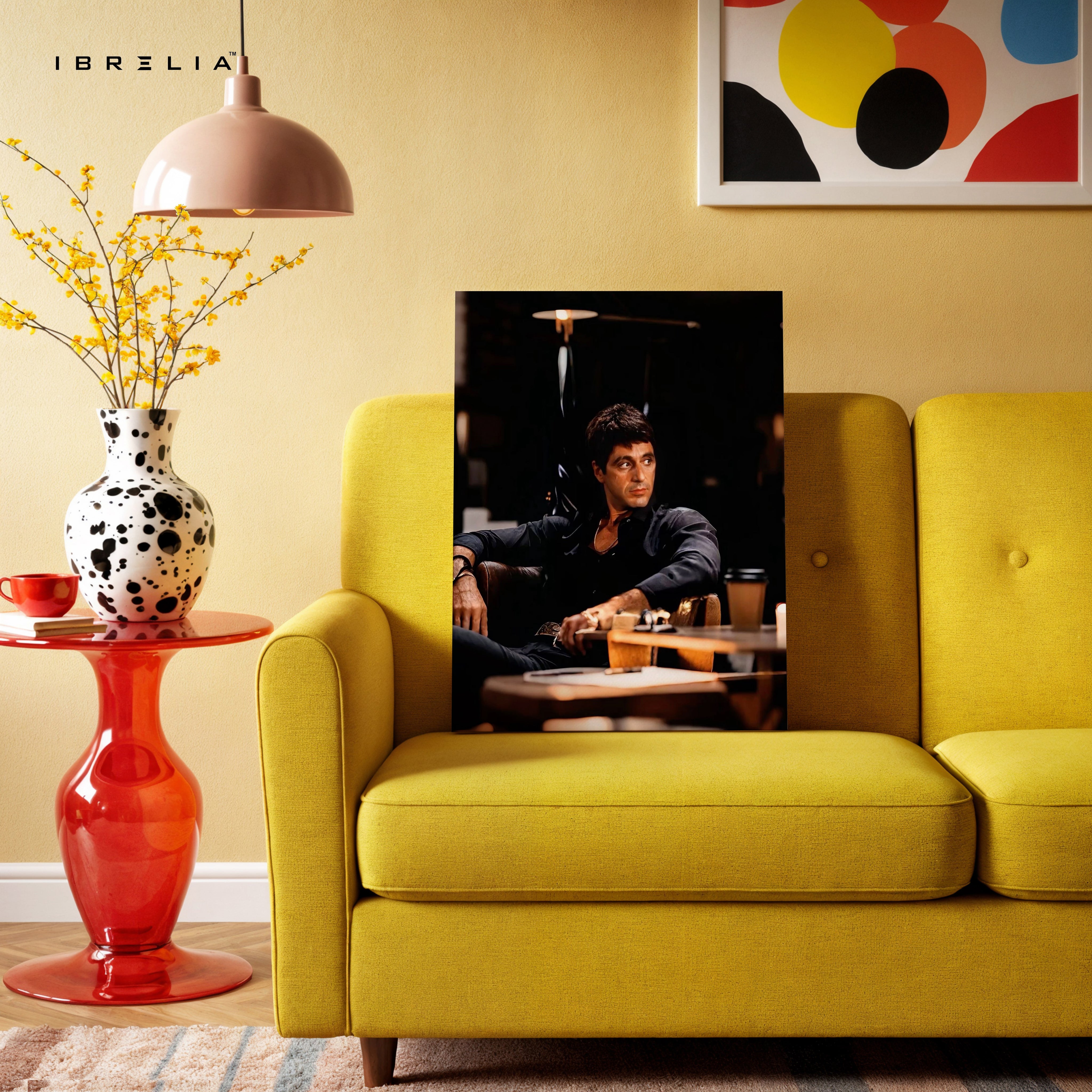 Scarface Tony Montana Power Portrait – 4K Ultra Wrap Frame Wall Art in Pakistan | IBRELIA™