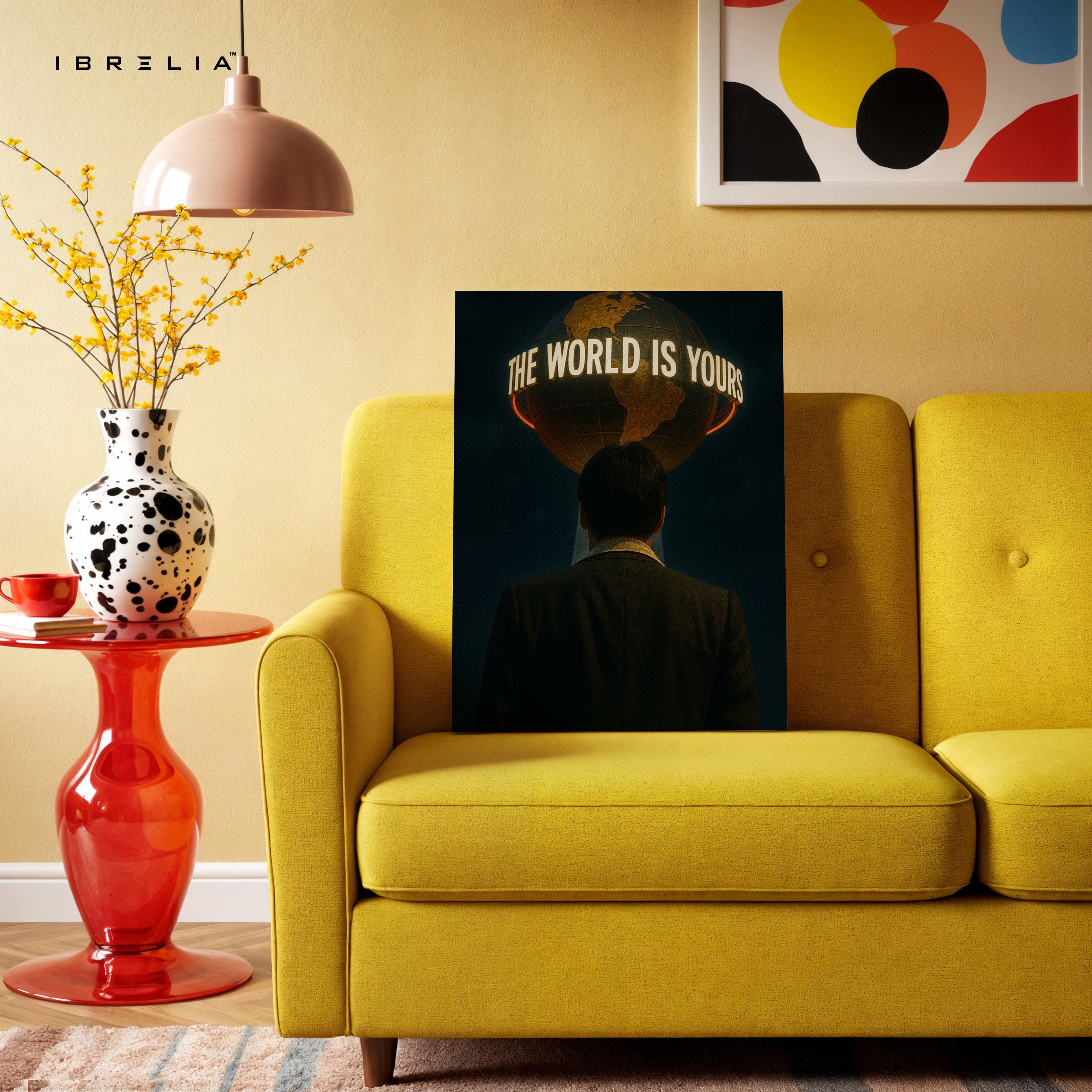 The World Is Yours Motivation Art – 4K Ultra Wrap Frame Wall Art in Pakistan | IBRELIA™