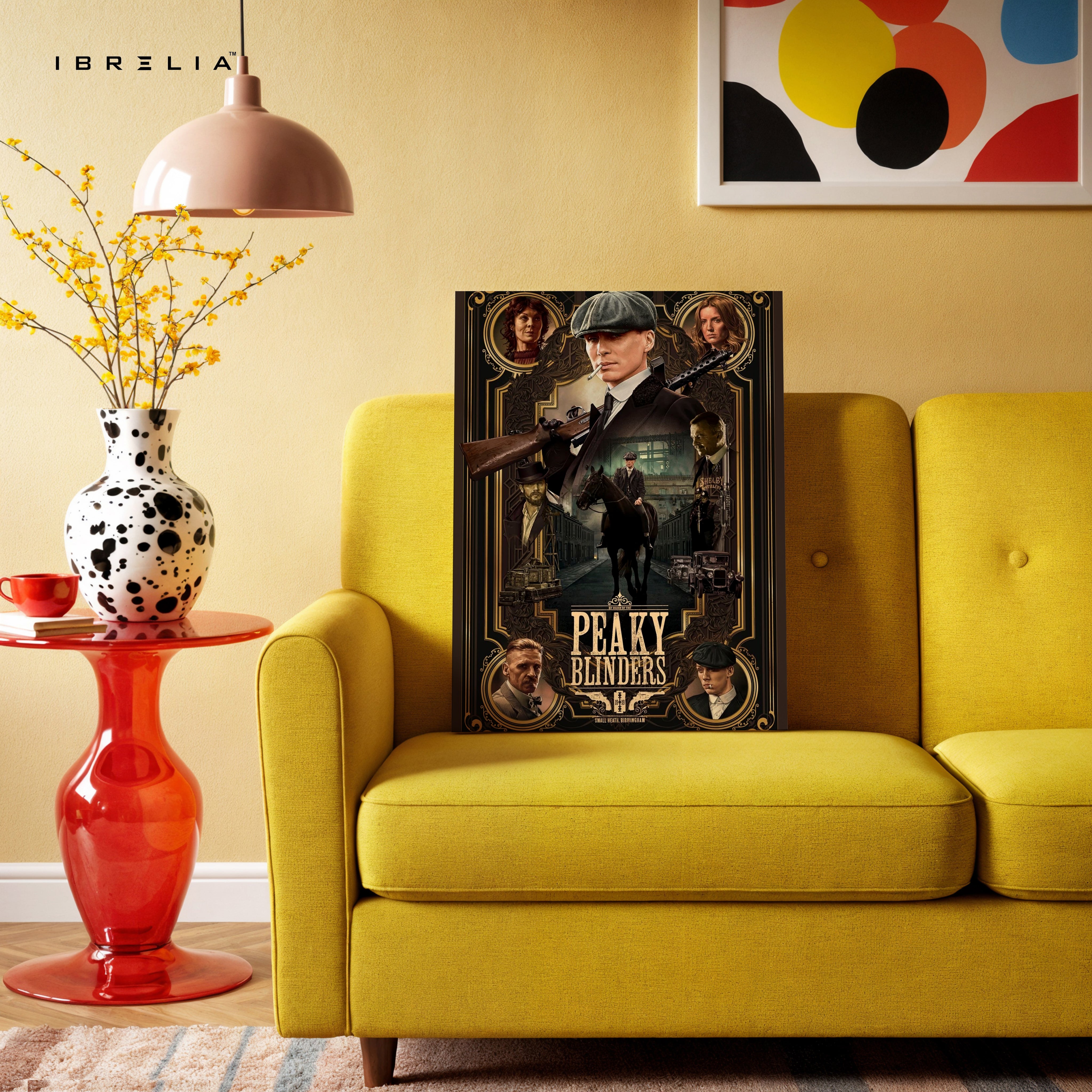 Peaky Blinders Legacy Portrait – Cinematic Gangster 4K Ultra Wrap Frame Wall Art in Pakistan | IBRELIA™