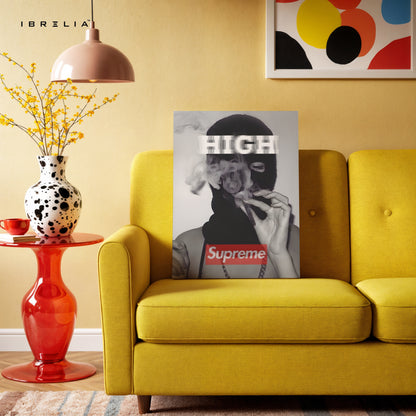 High Street Rebel Mask Art – 4K Ultra Wrap Frame Wall Art in Pakistan | IBRELIA™