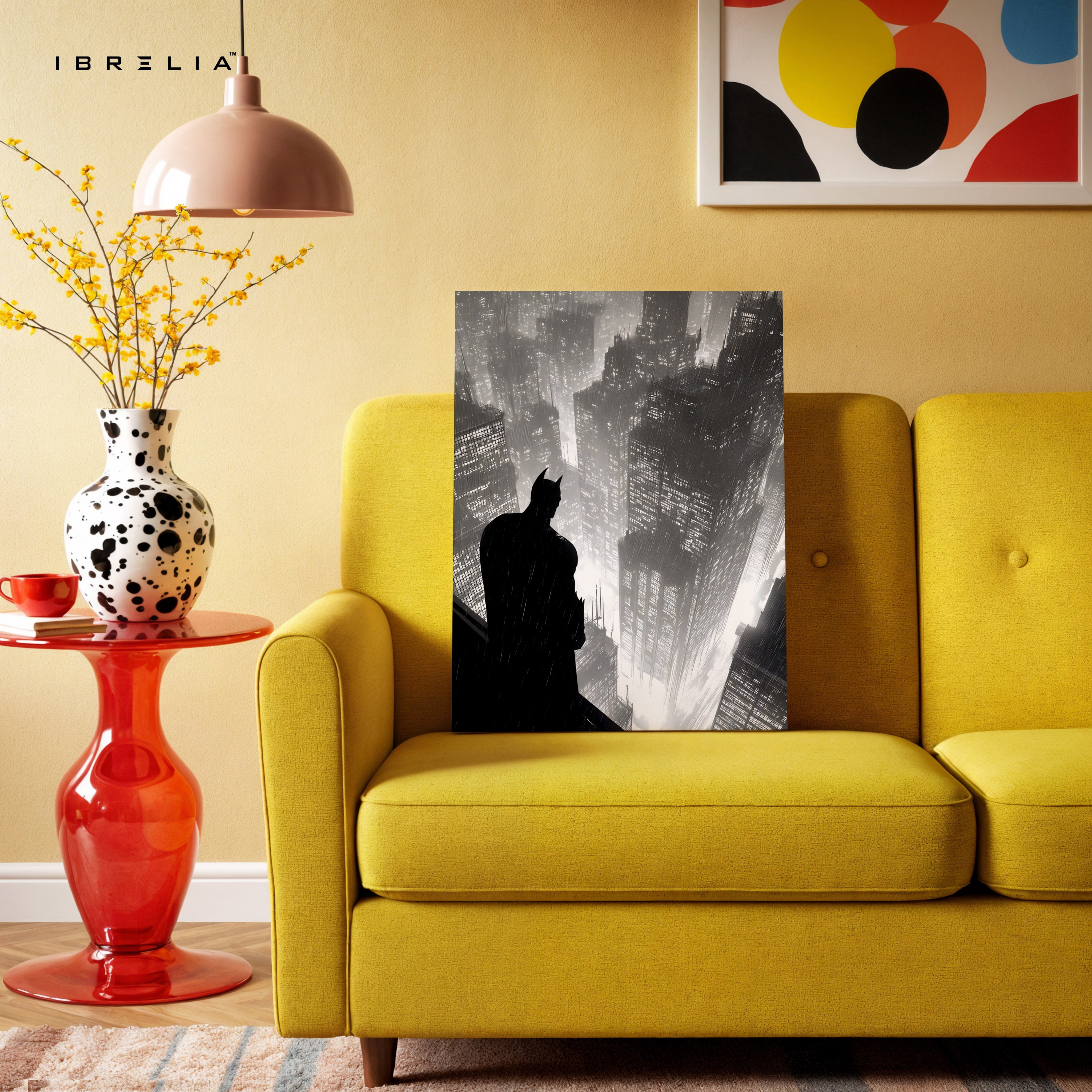 Midnight Vigil Silhouette – Dark Cinematic Cityscape Art | 4K Ultra Wrap Frame Wall Art in Pakistan | IBRELIA™