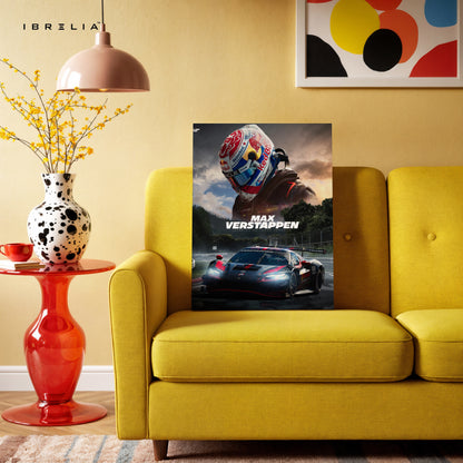 Max Verstappen Champion Drive – Formula 1 Motorsport Wall Art | 4K Ultra Wrap Frame Wall Art in Pakistan | IBRELIA™