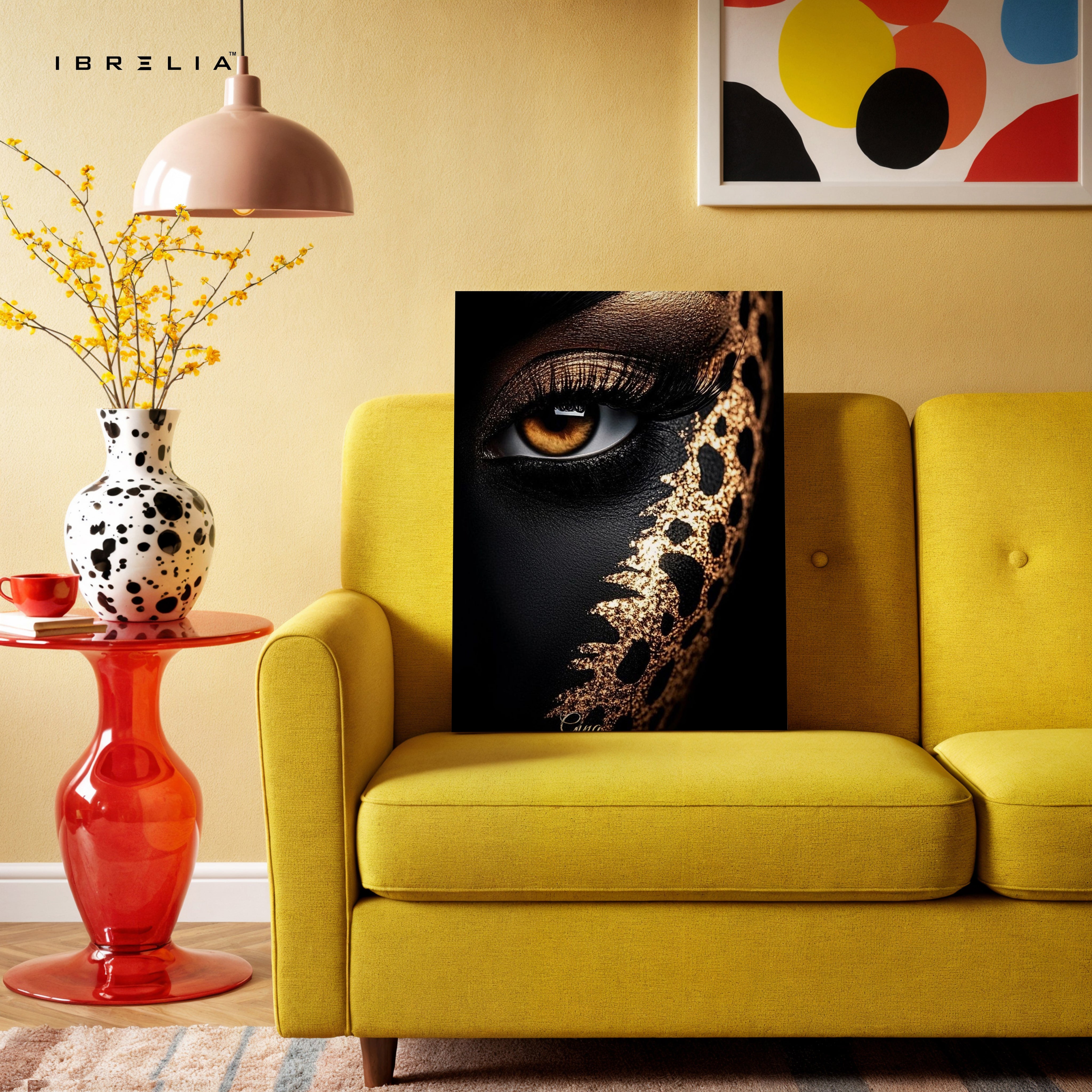 Leopard Gaze Luxury Portrait Art – 4K Ultra Wrap Frame Wall Art in Pakistan | IBRELIA™