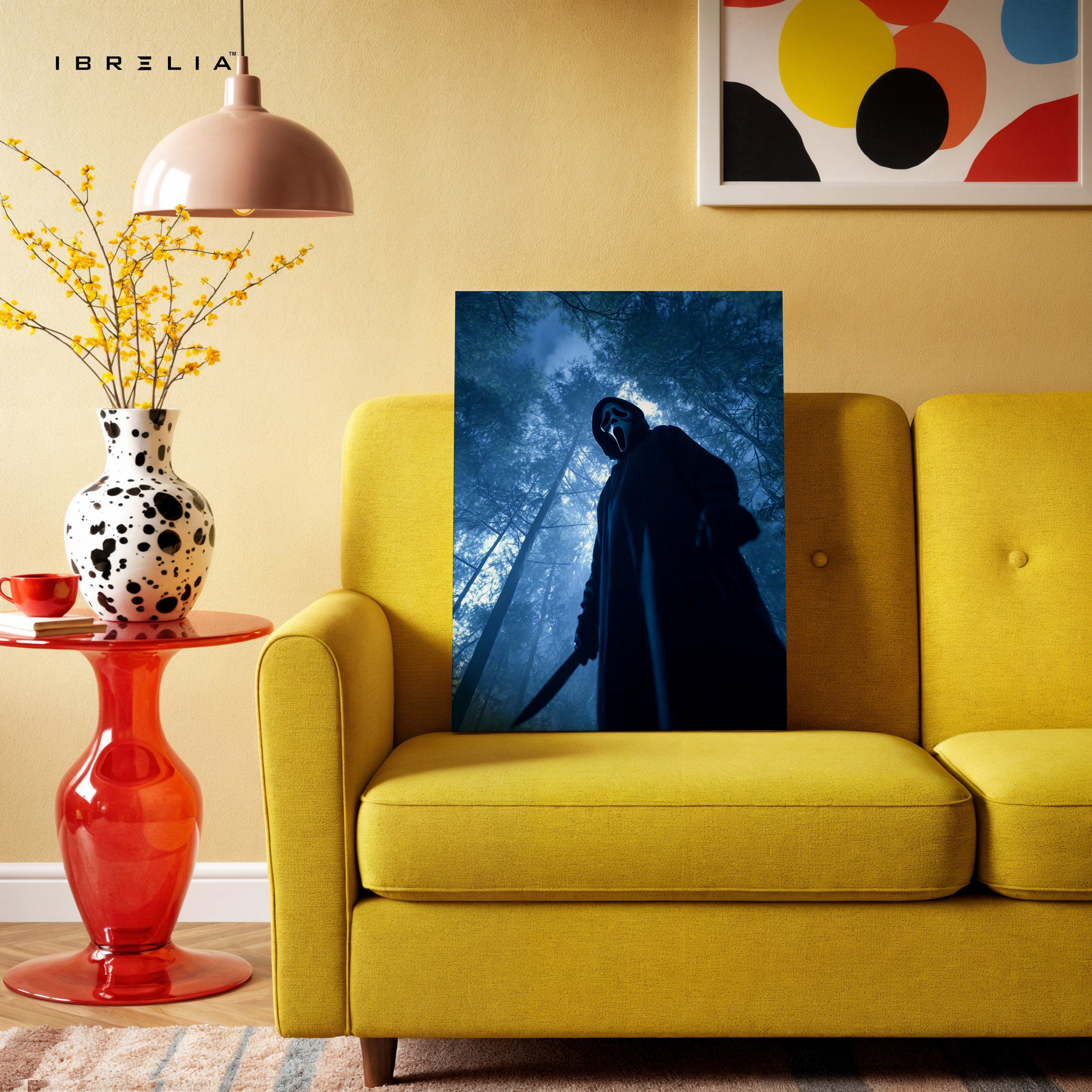 Midnight Forest Apparition – Dark Atmospheric Horror Art | 4K Ultra Wrap Frame Wall Art in Pakistan | IBRELIA™