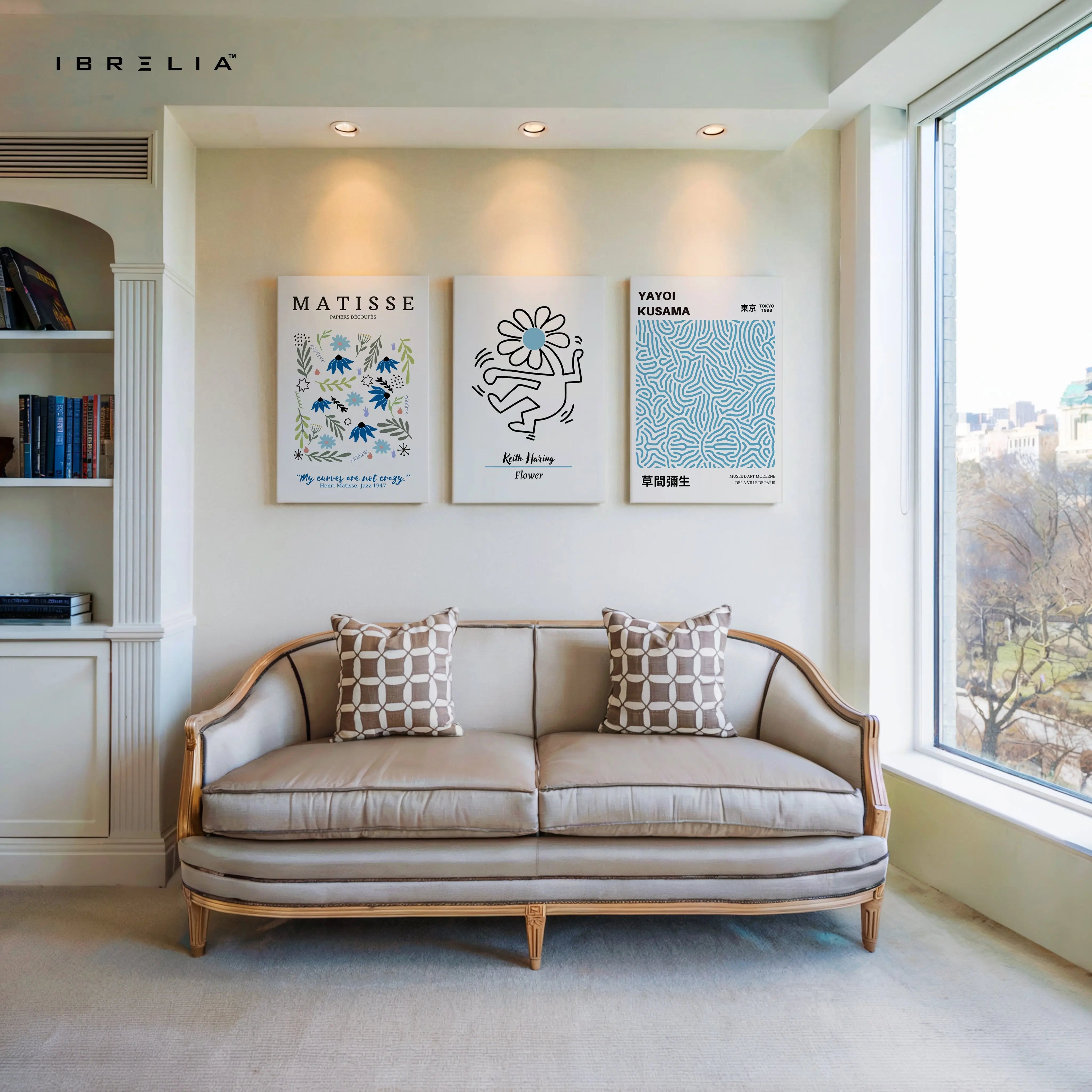 Modern Art Masters Floral Collection 3 Panel 4K Ultra HD Wall Art in Pakistan | IBRELIA™ IBRELIA