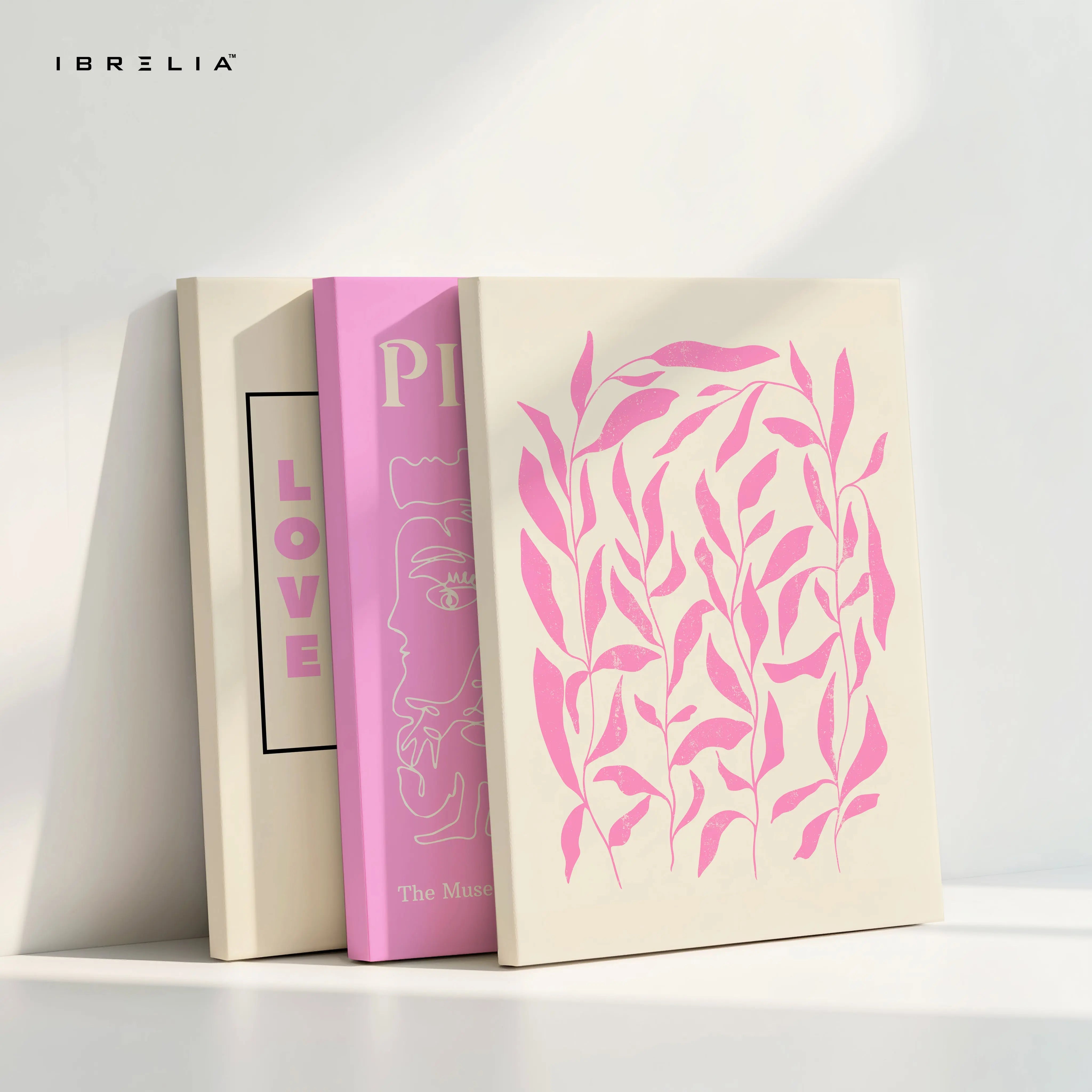 Picasso Love Pink Collection 3 Panel 4K Ultra HD Wall Art in Pakistan | IBRELIA™ IBRELIA