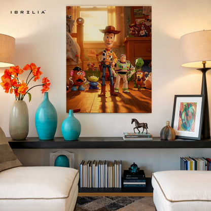 Toy Room Legends – Animated Friendship Pop Culture Art | 4K Ultra Wrap Frame Wall Art in Pakistan | IBRELIA™