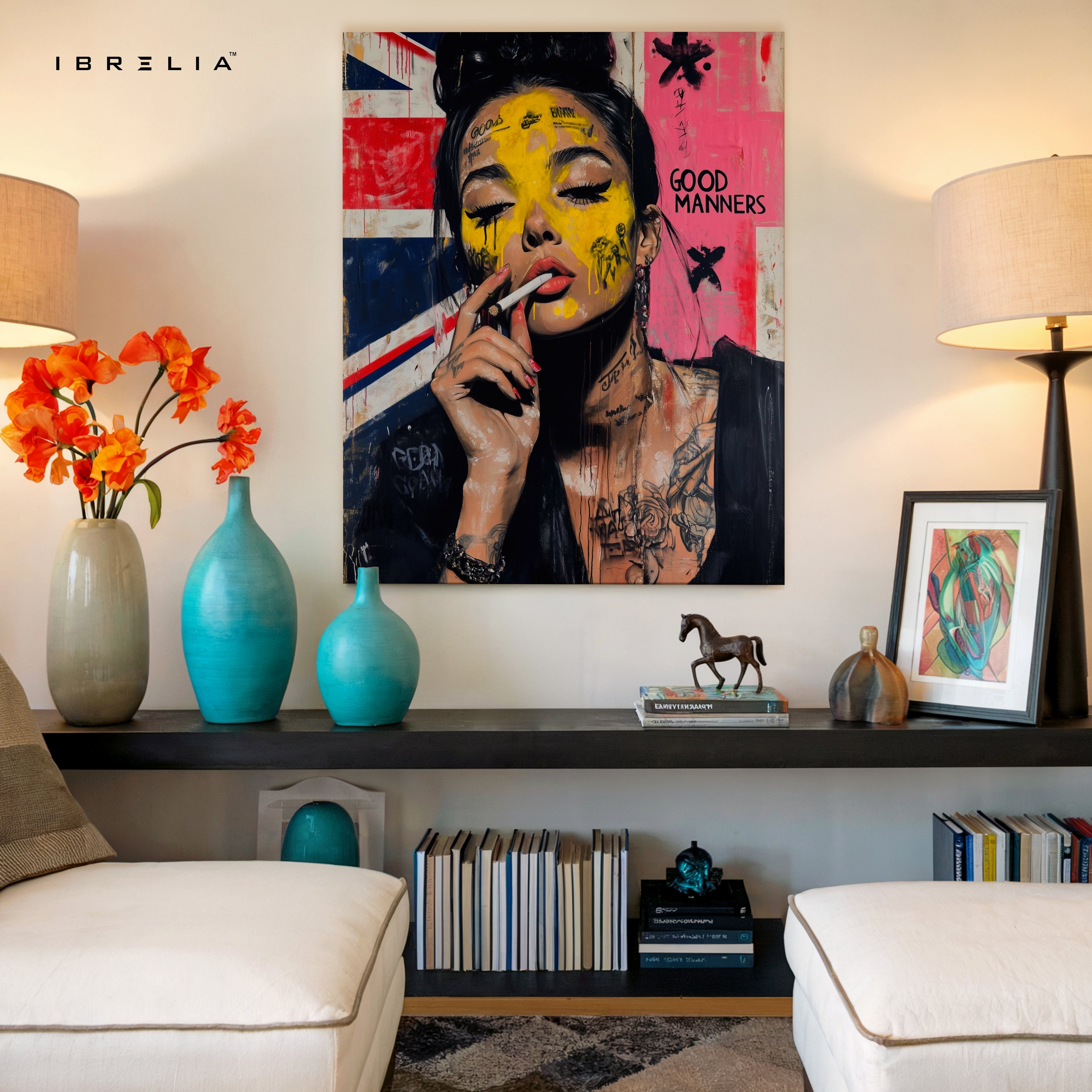 Good Manner Street Girl Art – 4K Ultra Wrap Frame Wall Art in Pakistan | IBRELIA™