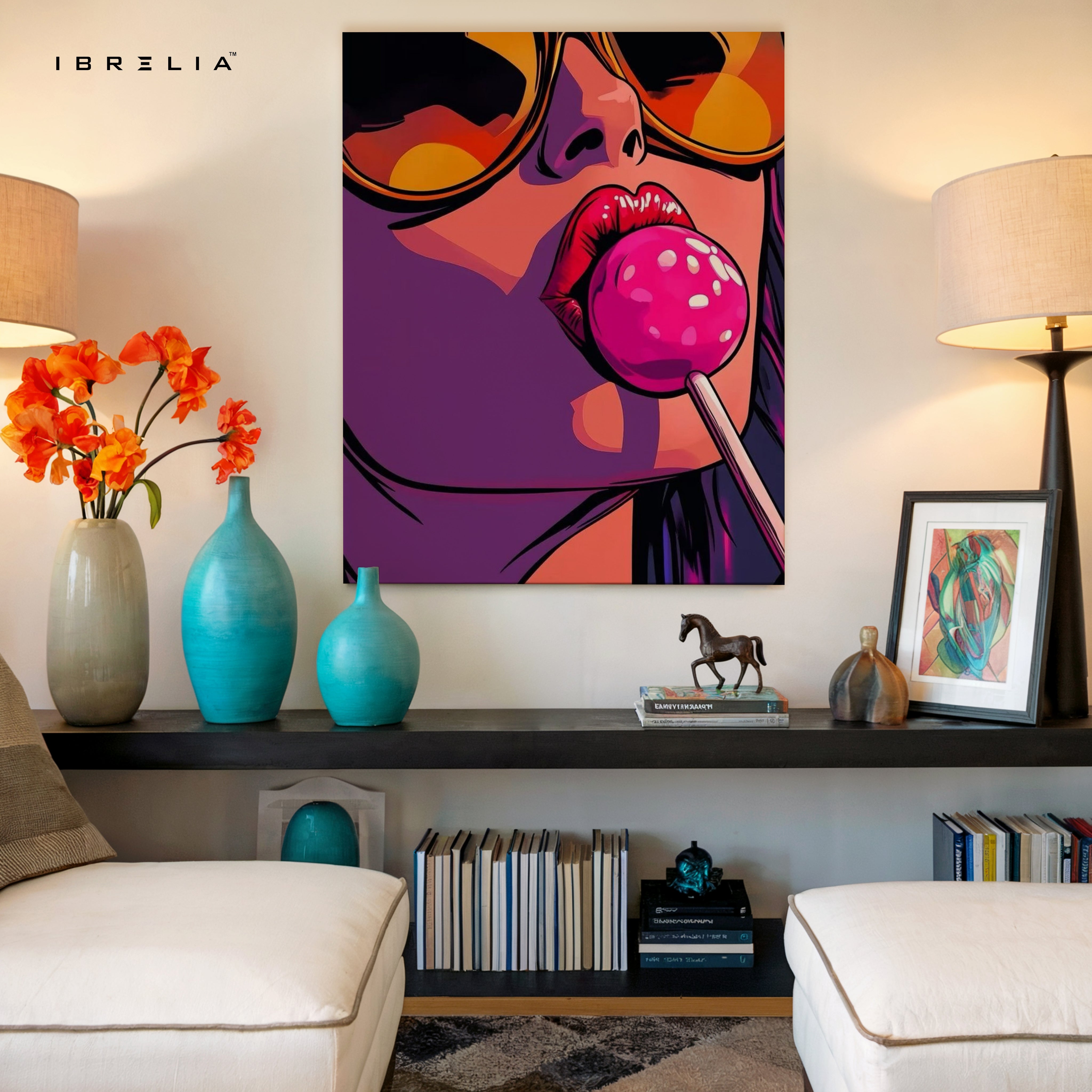 Pop Candy Rebel Art – 4K Ultra Wrap Frame Wall Art in Pakistan | IBRELIA™