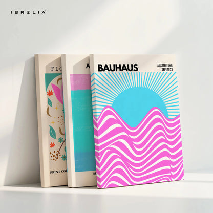 Bauhaus Andy Warhol Flower Market 3 Panel 4K Ultra HD Wall Art in Pakistan | IBRELIA™ IBRELIA