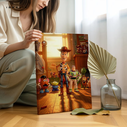 Toy Room Legends – Animated Friendship Pop Culture Art | 4K Ultra Wrap Frame Wall Art in Pakistan | IBRELIA™