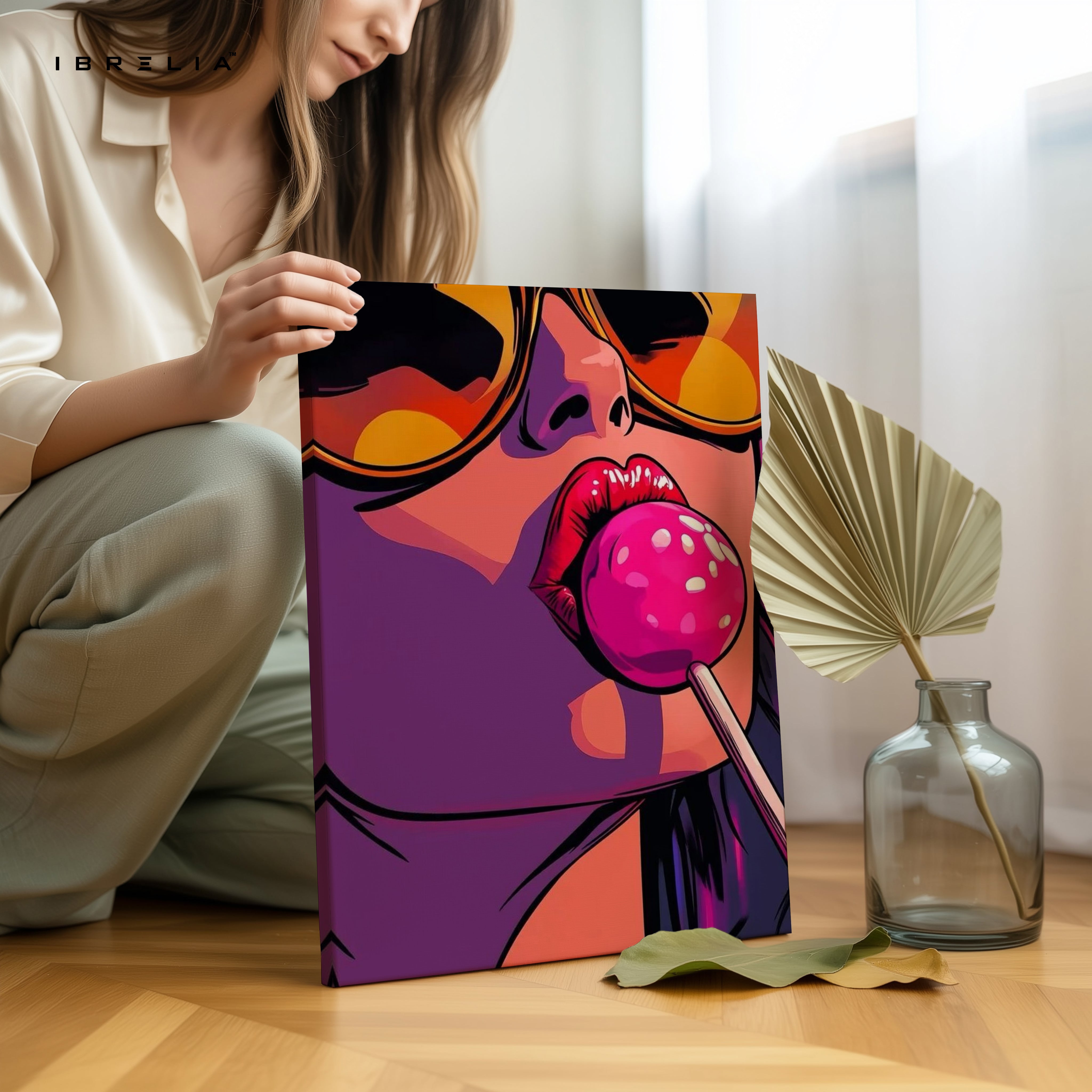 Pop Candy Rebel Art – 4K Ultra Wrap Frame Wall Art in Pakistan | IBRELIA™