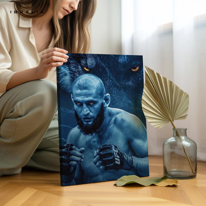 Alpha Wolf Fighter Art – 4K Ultra Wrap Frame Wall Art in Pakistan | IBRELIA™