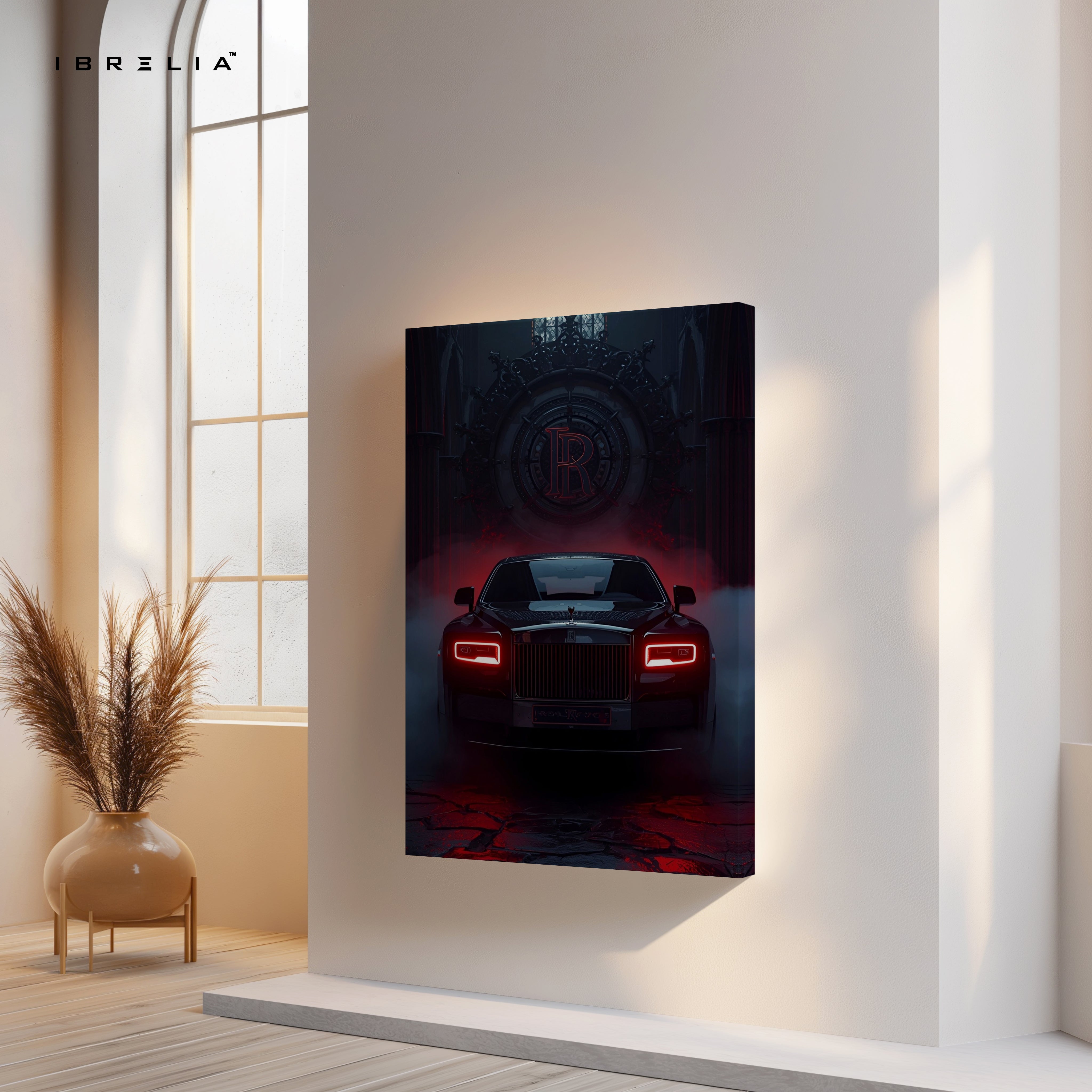 Rolls-Royce Phantom Dark Royale – 4K Ultra Wrap Frame Luxury Wall Art | IBRELIA™