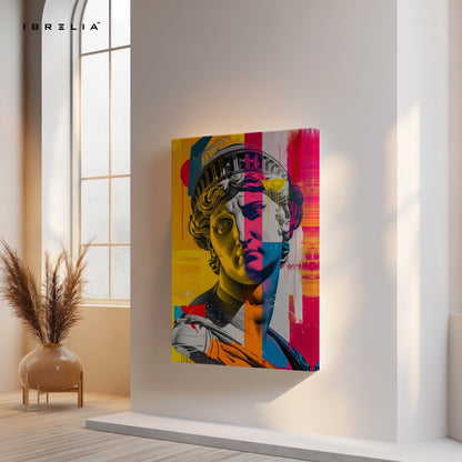 Neo Classical Pop Statue Art – 4K Ultra Wrap Frame Wall Art in Pakistan | IBRELIA™