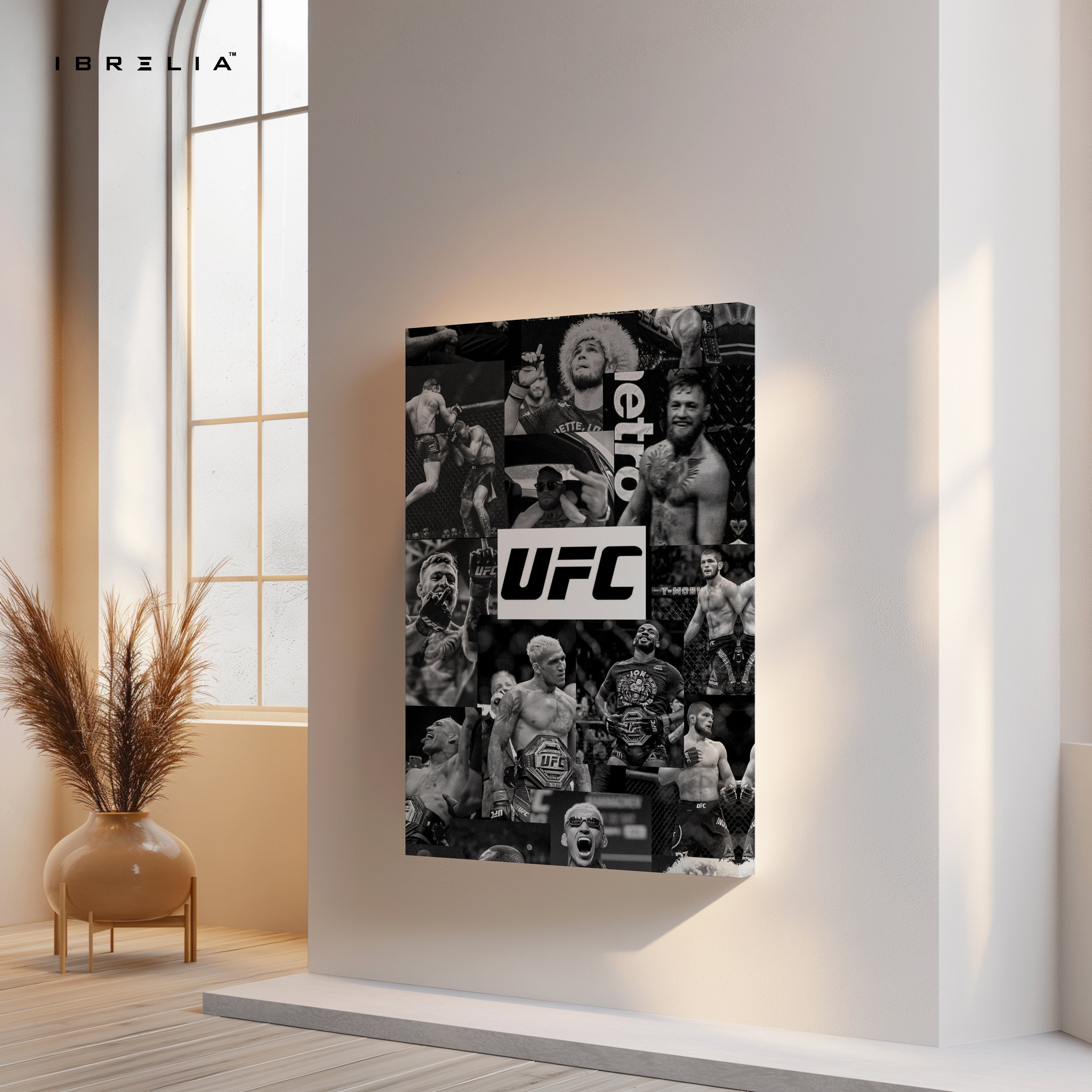 UFC Legends Collage Art – 4K Ultra Wrap Frame Wall Art in Pakistan | IBRELIA™