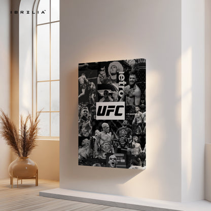 UFC Legends Collage Art – 4K Ultra Wrap Frame Wall Art in Pakistan | IBRELIA™