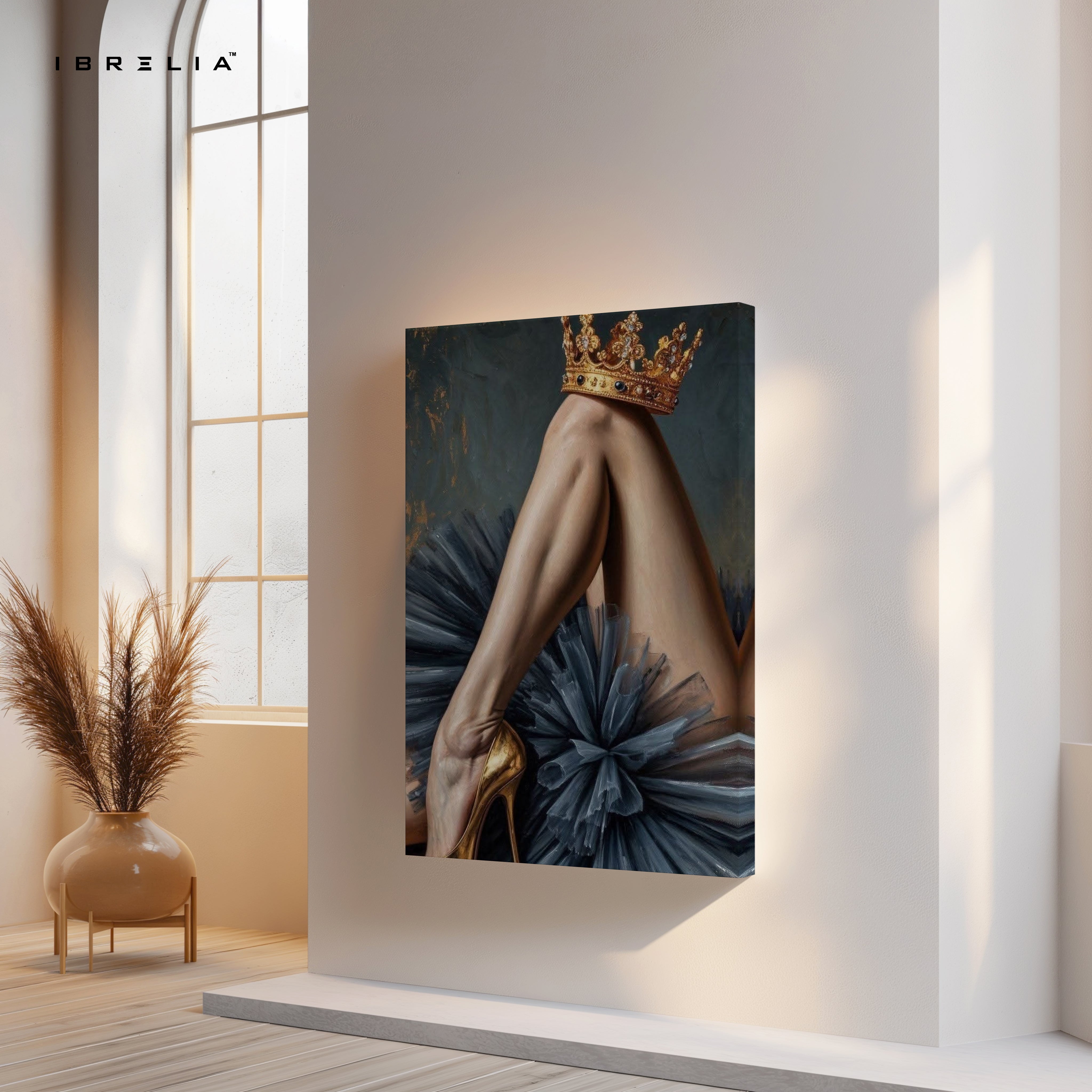 Crowned Elegance Art – 4K Ultra Wrap Frame Wall Art in Pakistan | IBRELIA™