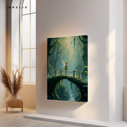 Enchanted Forest Fairy Wall Art – Magical Nature Fantasy Canvas Frame | Dreamy Aesthetic Decor Pakistan | IBRELIA™ IBRELIA