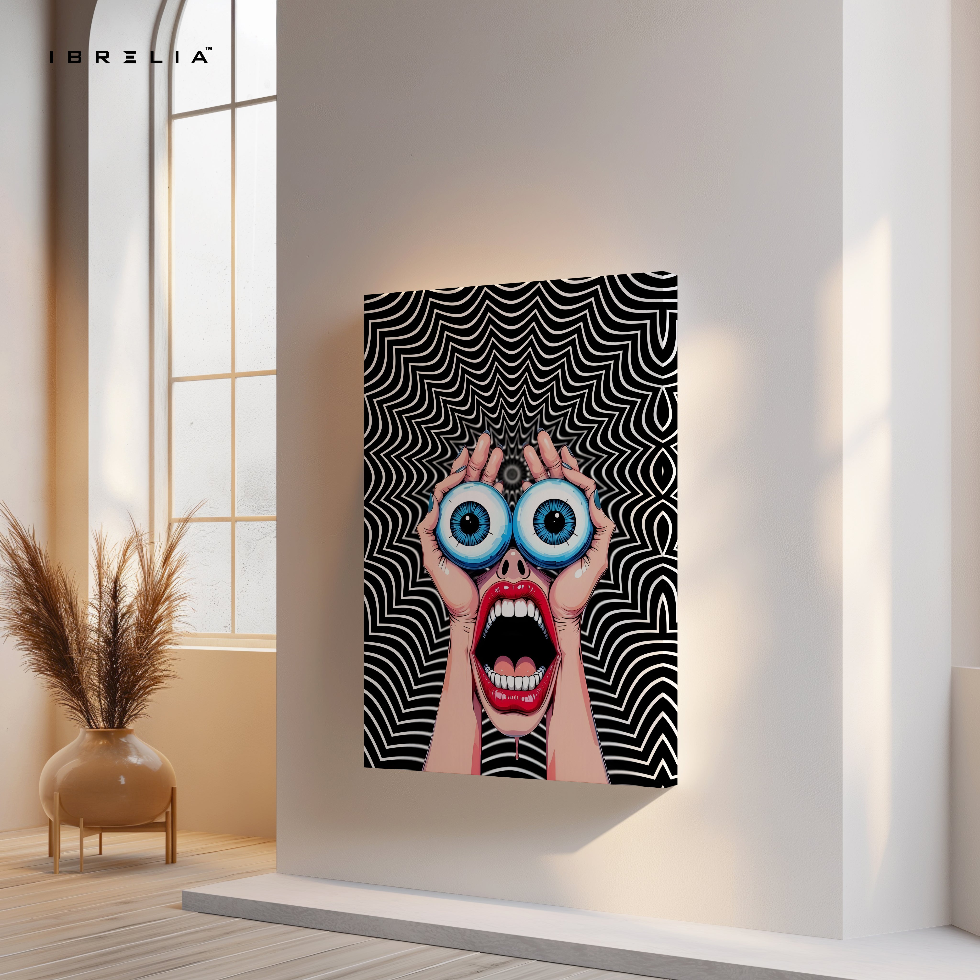 Surreal Shock Vision Art – 4K Ultra Wrap Frame Wall Art in Pakistan | IBRELIA™